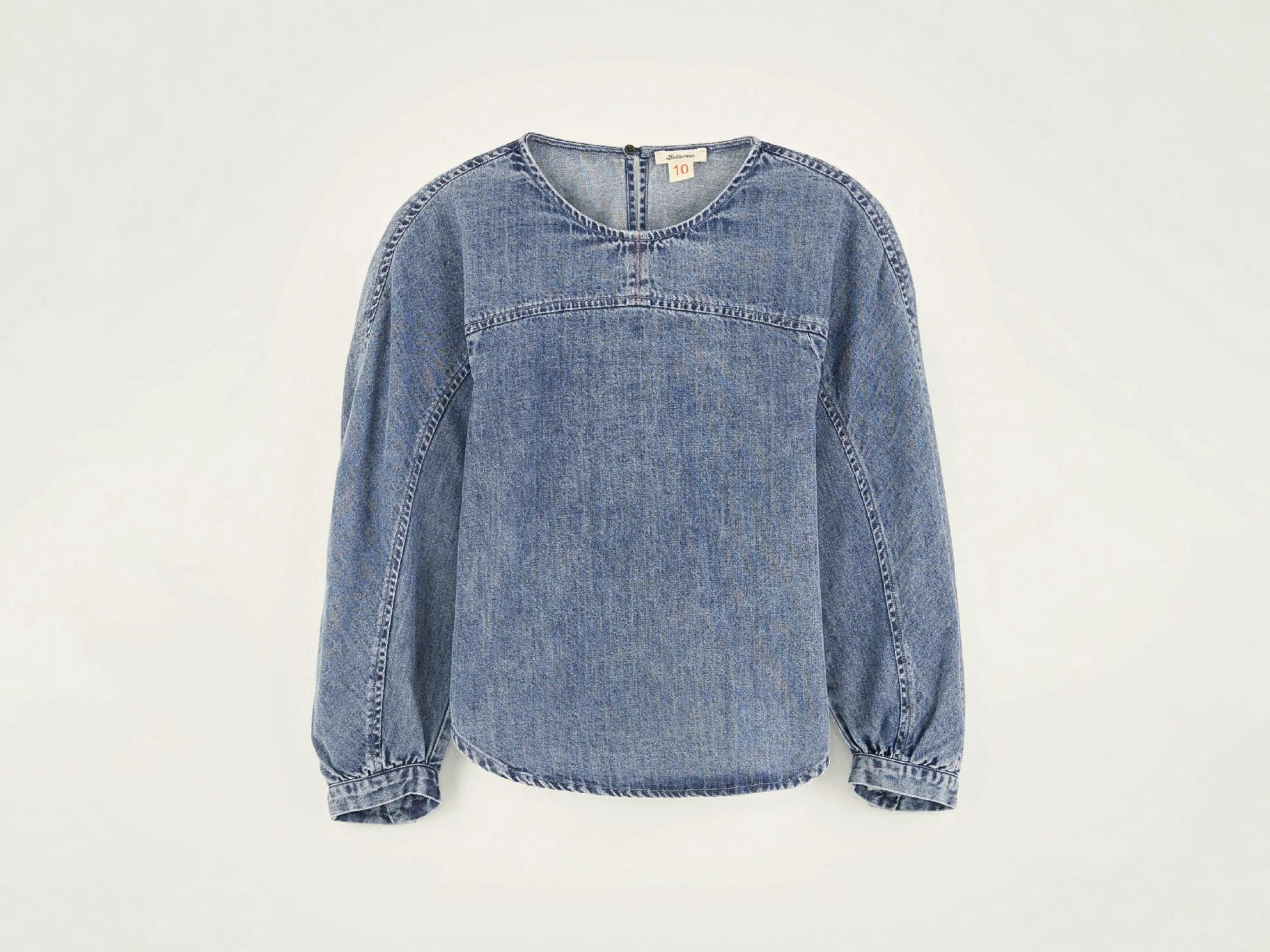 Store Bellerose Agar Denim Blouse Light blue stone