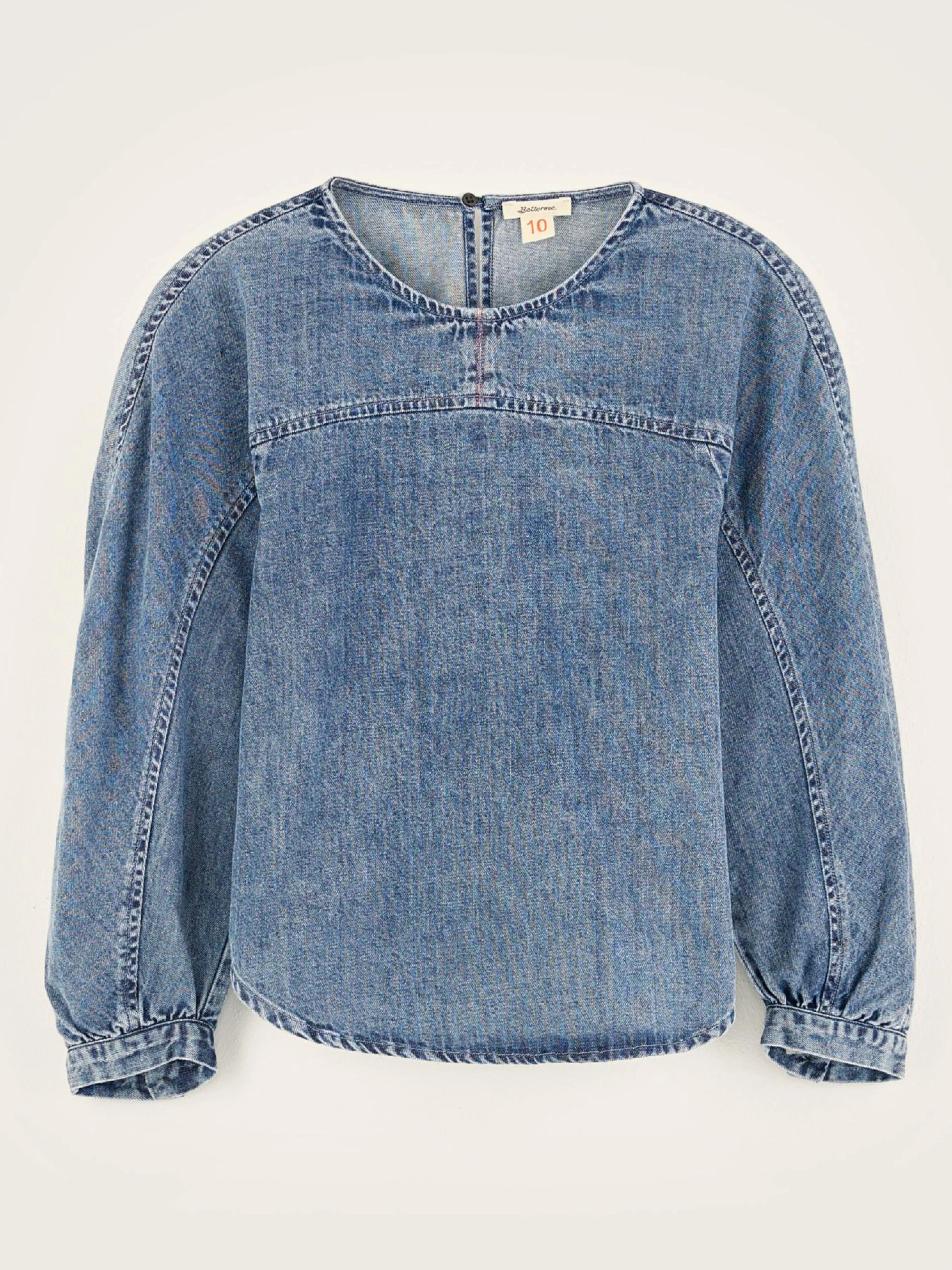 Store Bellerose Agar Denim Blouse Light blue stone