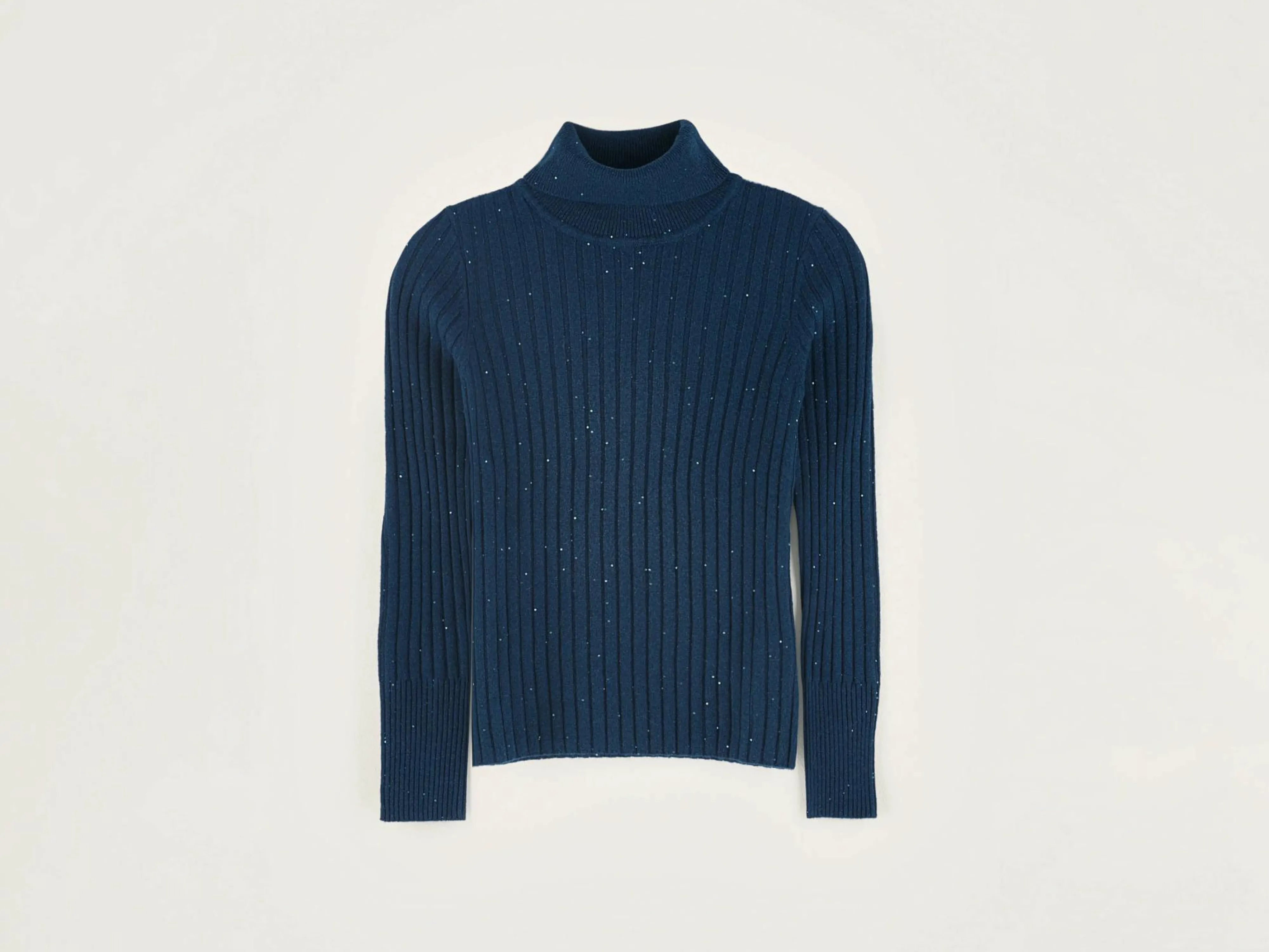 Cheap Bellerose Ayre Hoge Hals Trui Blue jeans