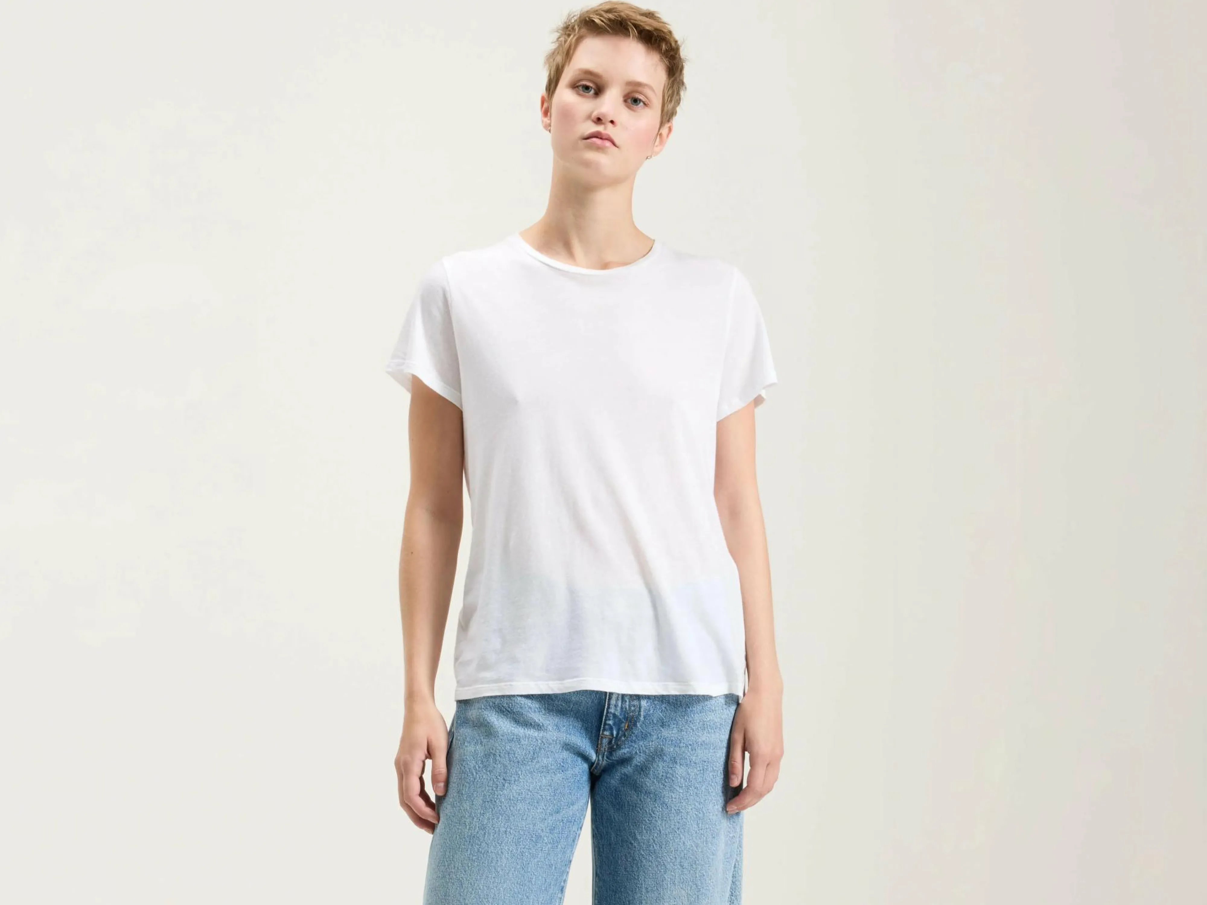 Best Sale Bellerose Covi Korte Mouwen T-shirt White