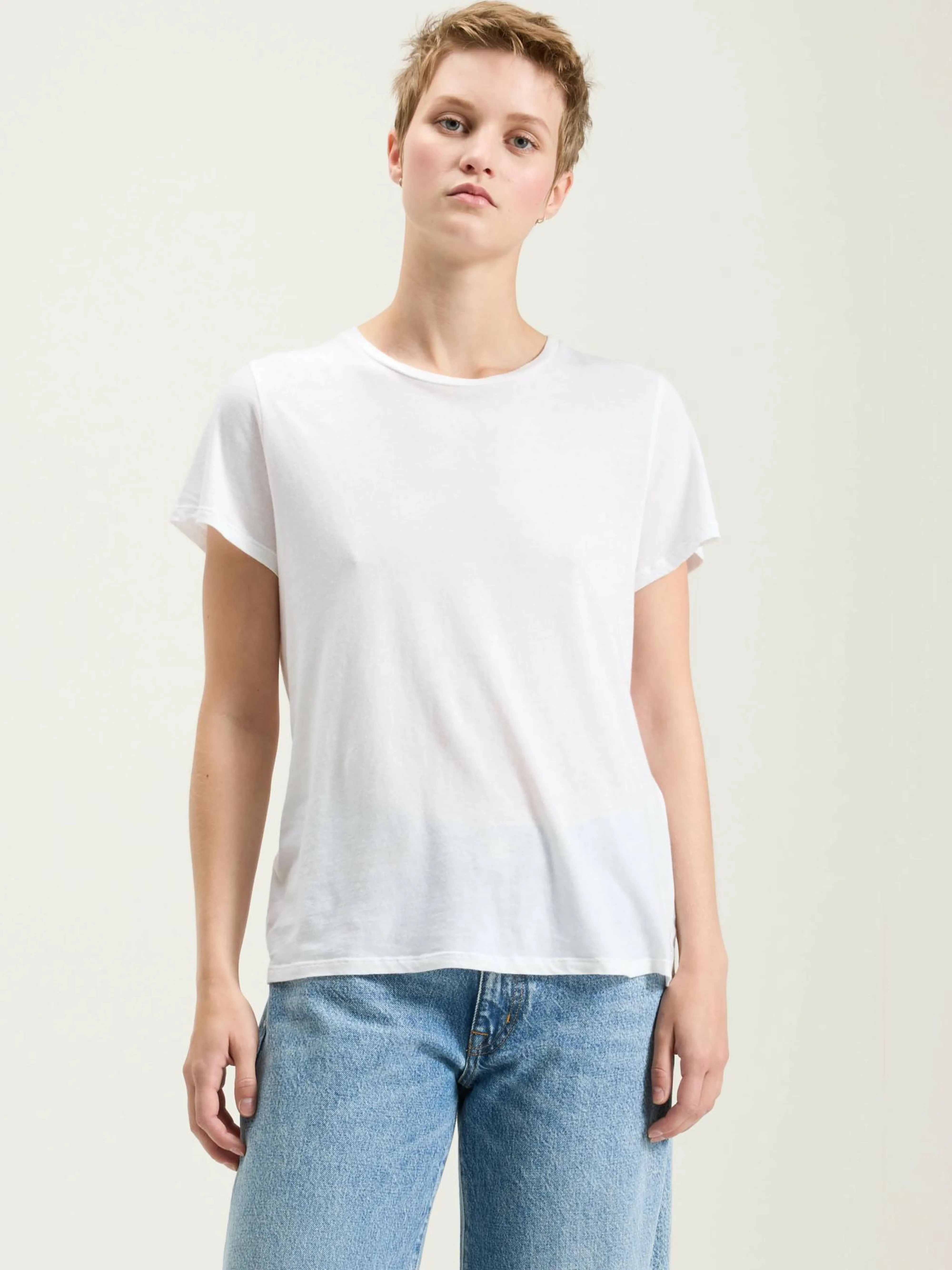 Best Sale Bellerose Covi Korte Mouwen T-shirt White