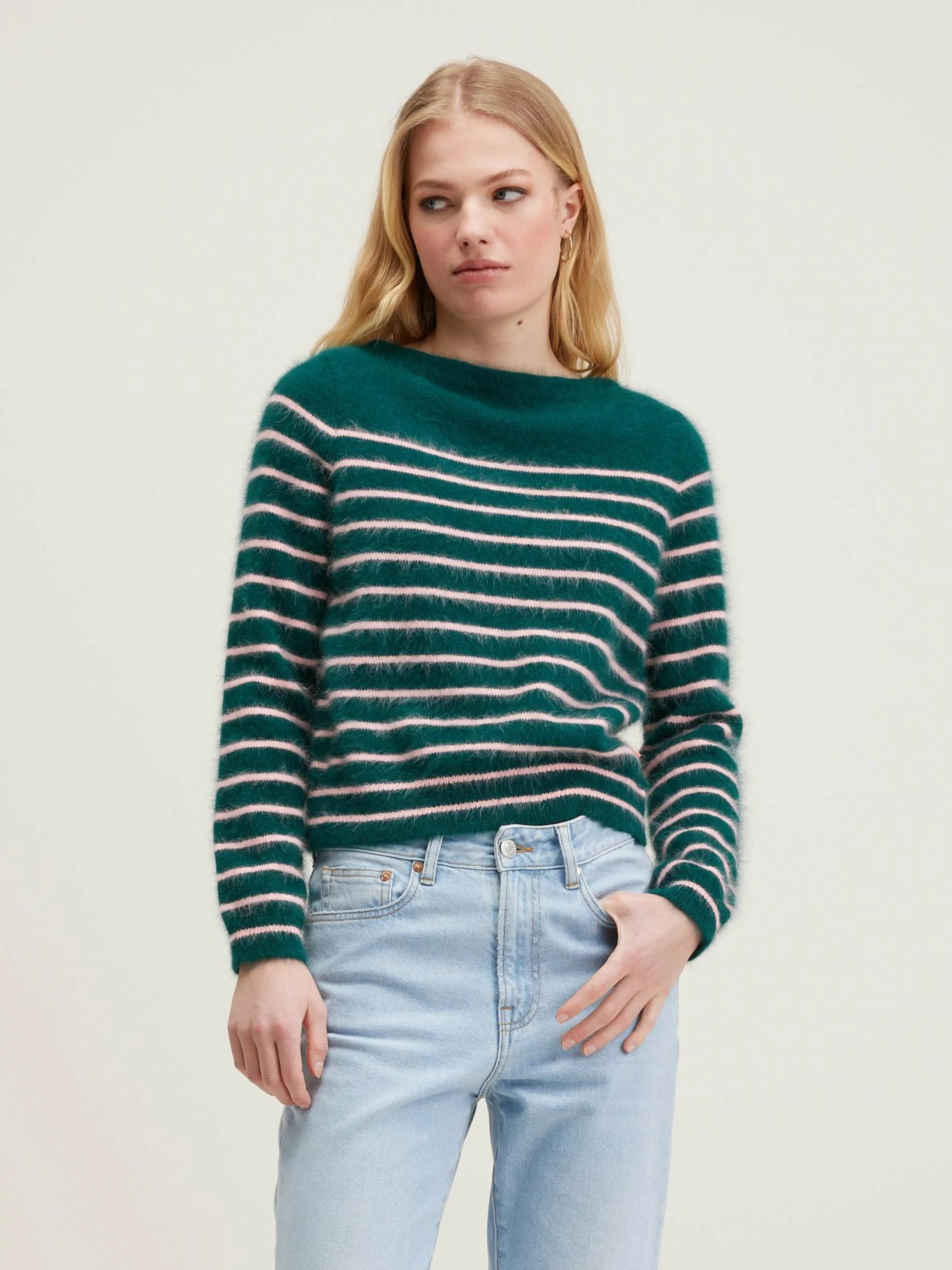 Best Sale Bellerose Dato Angora-mix Trui Gardenia / Pot pourri