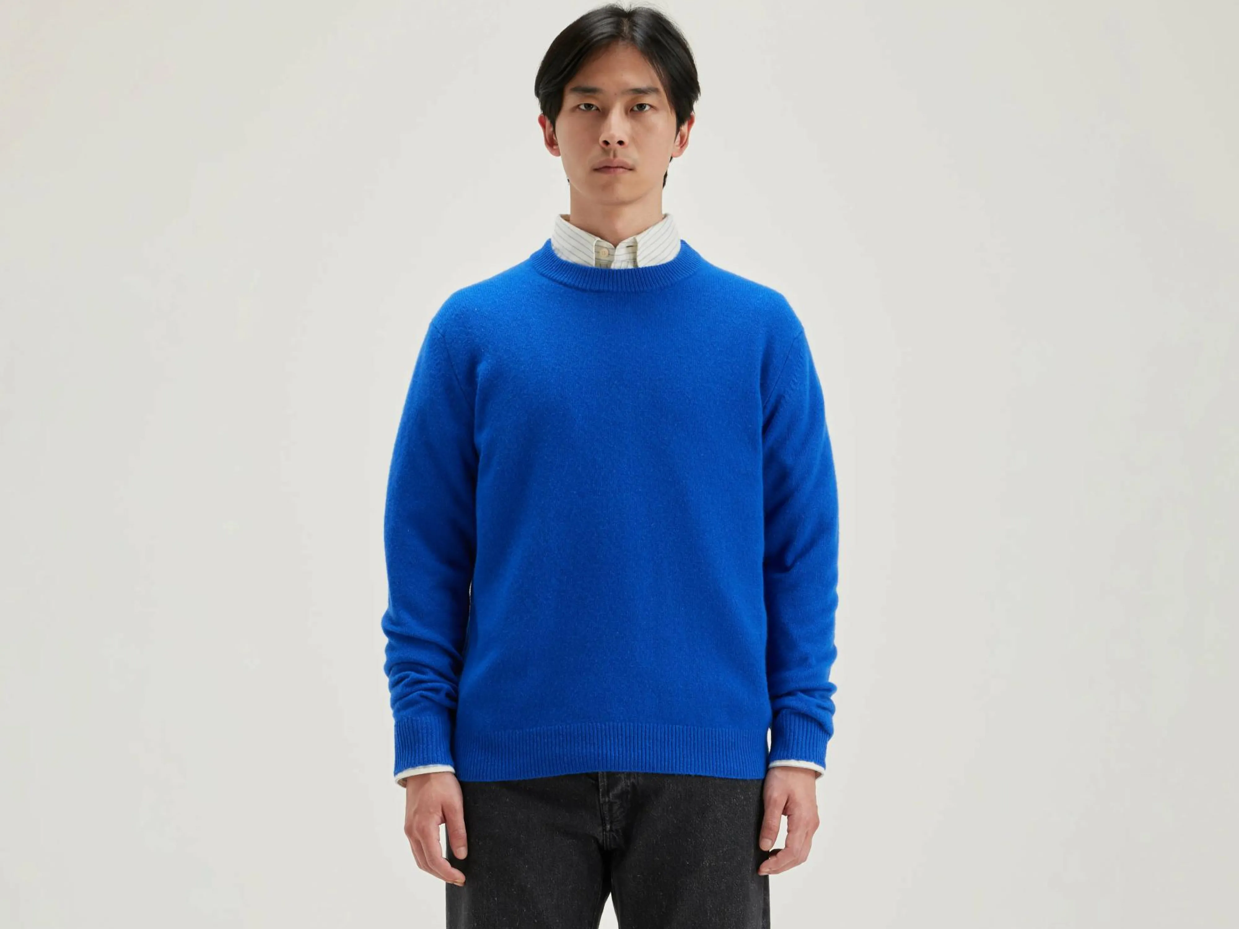 Best Sale Bellerose Donoon Ronde Hals Trui Royal blue