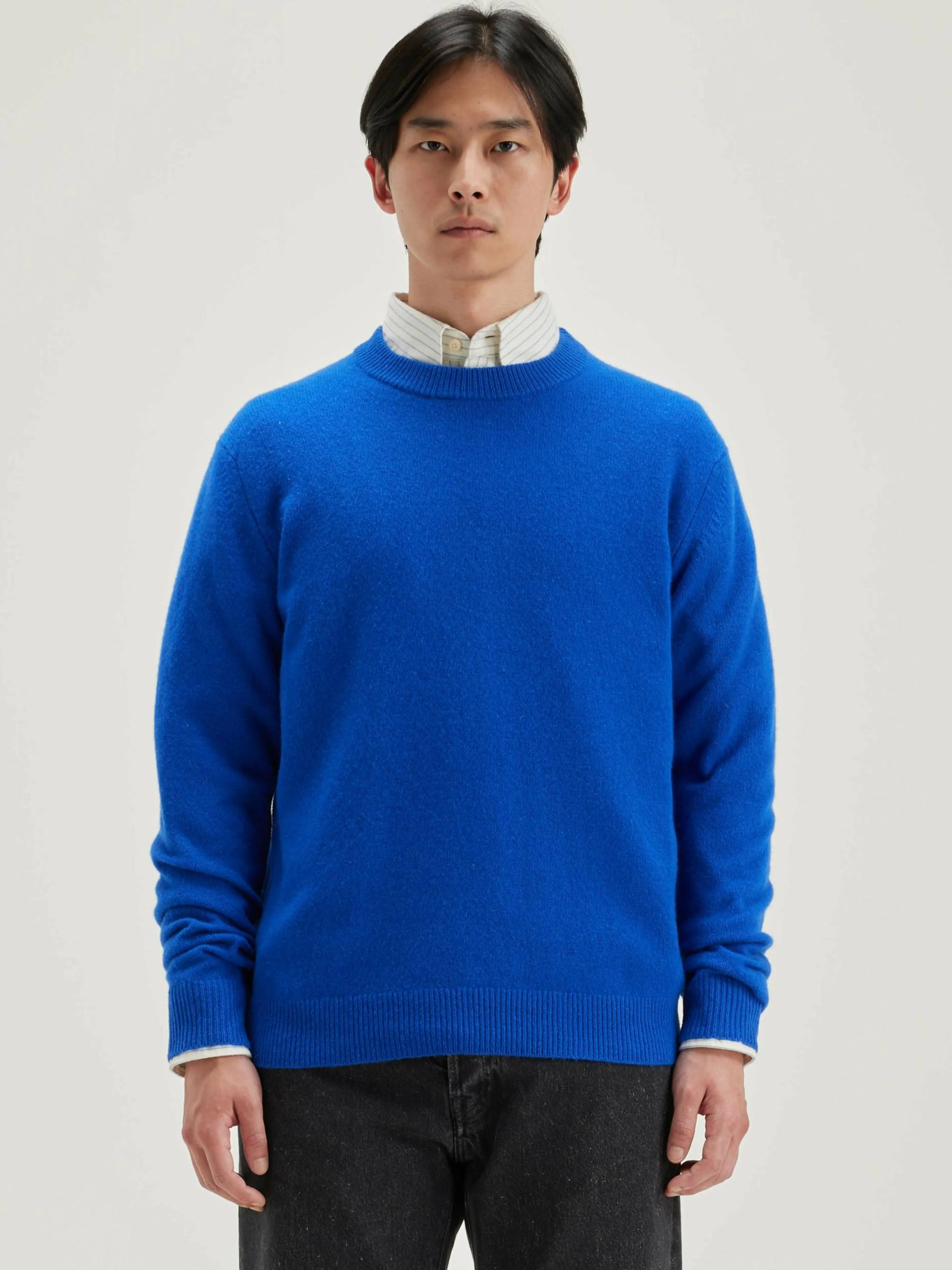 Best Sale Bellerose Donoon Ronde Hals Trui Royal blue
