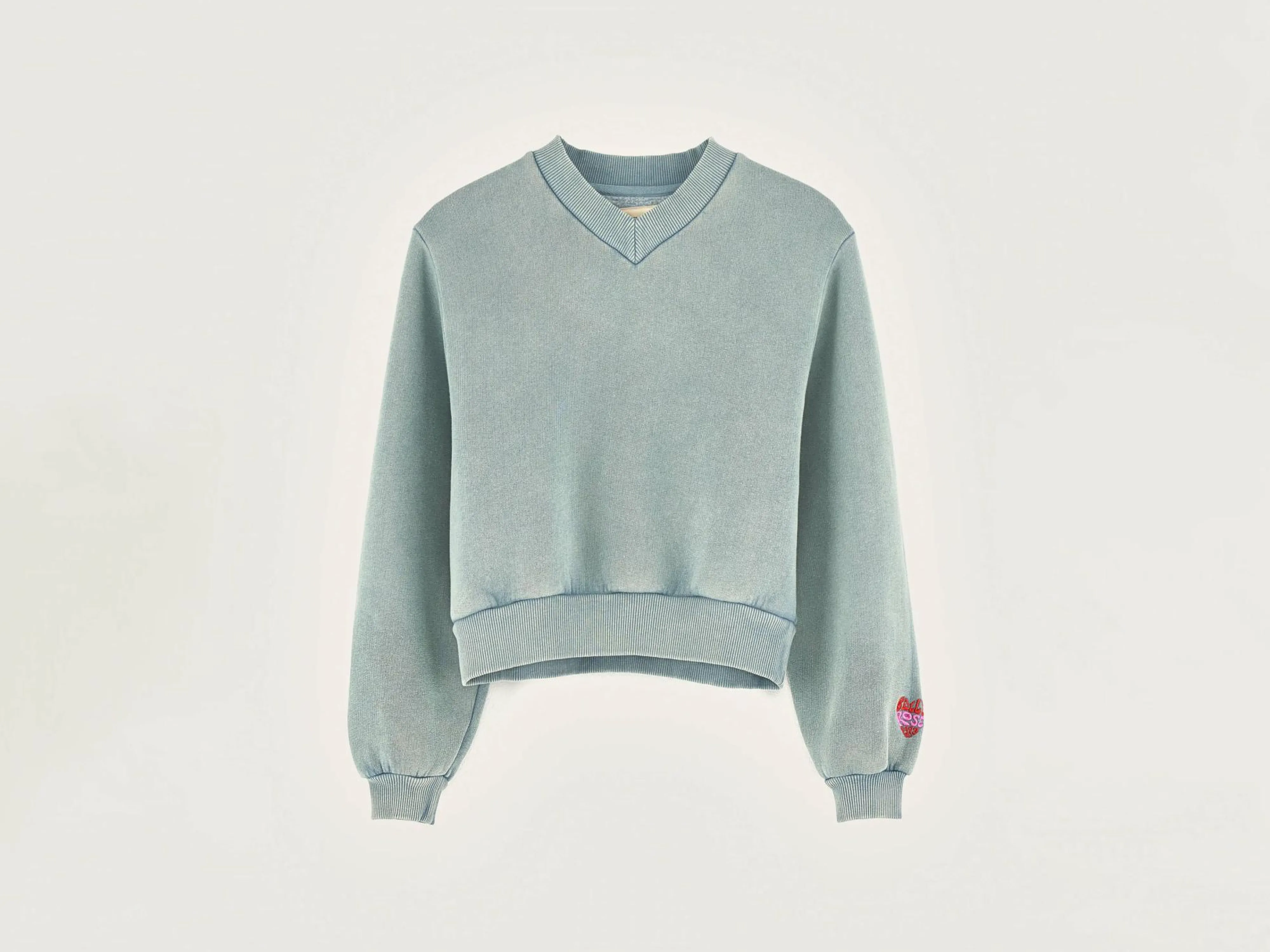 Best Sale Bellerose Febie V-hals Sweatshirt Hydro