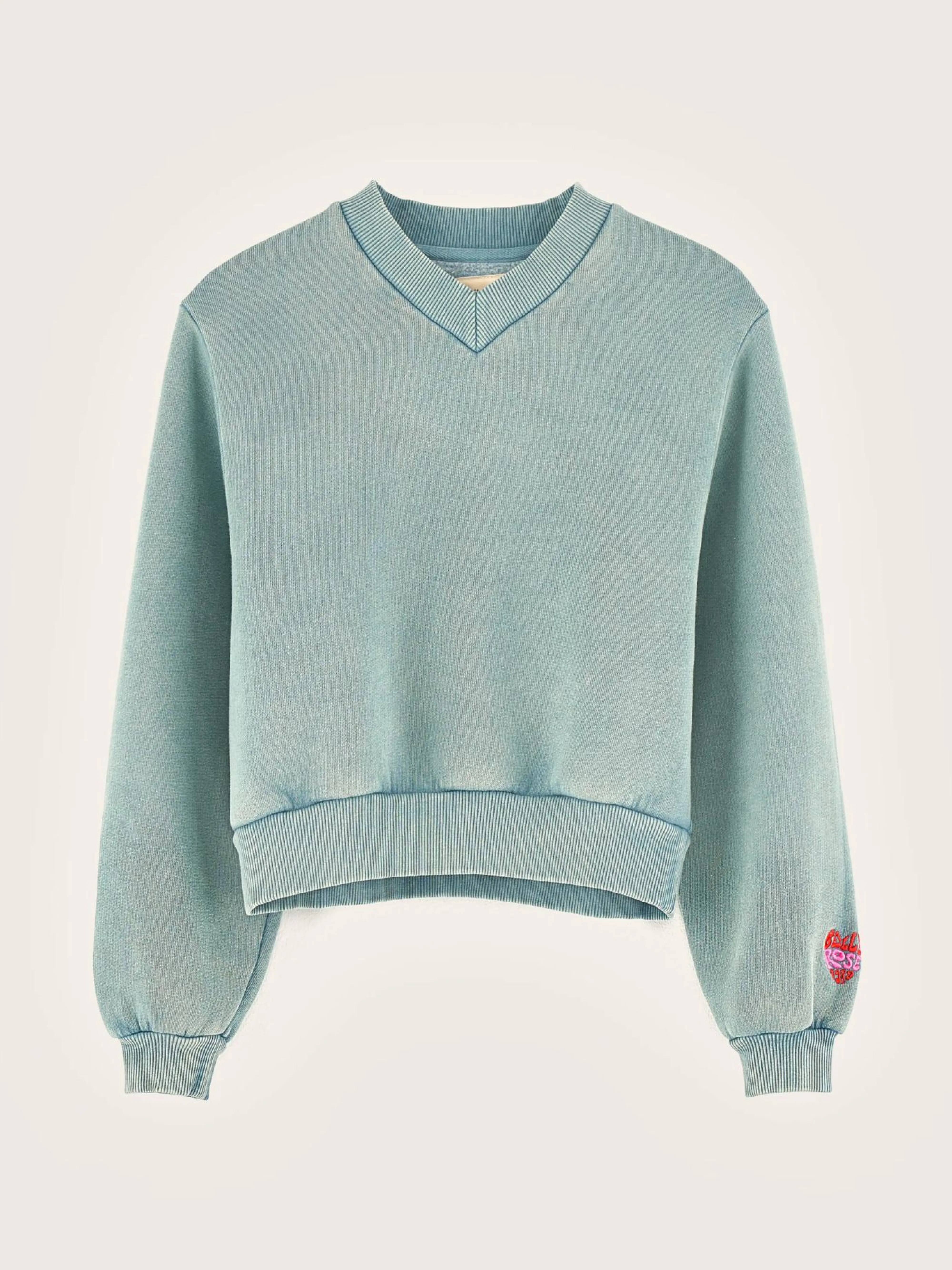 Best Sale Bellerose Febie V-hals Sweatshirt Hydro