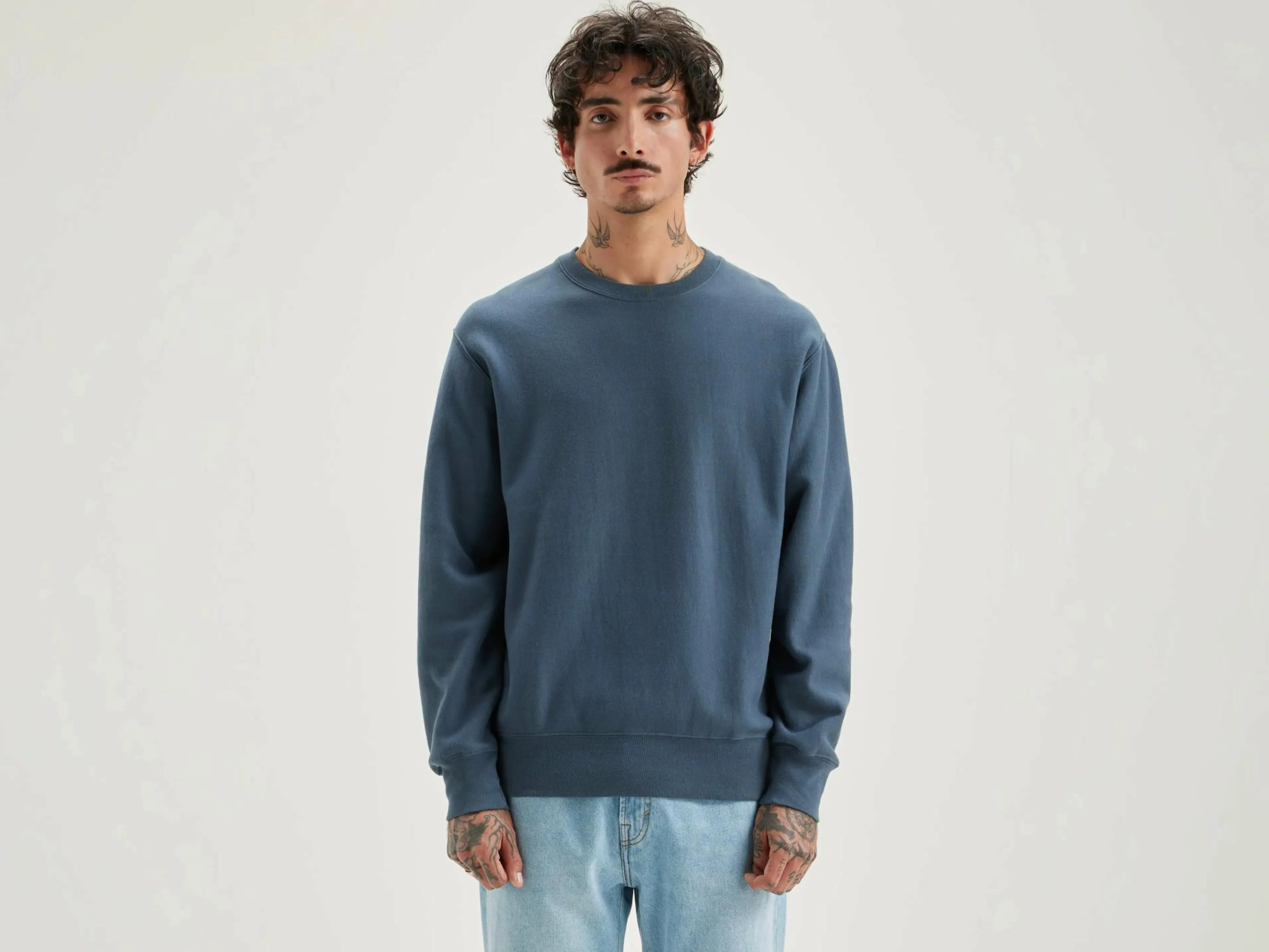 Flash Sale Bellerose Flake Ronde Hals Sweatshirt Dove