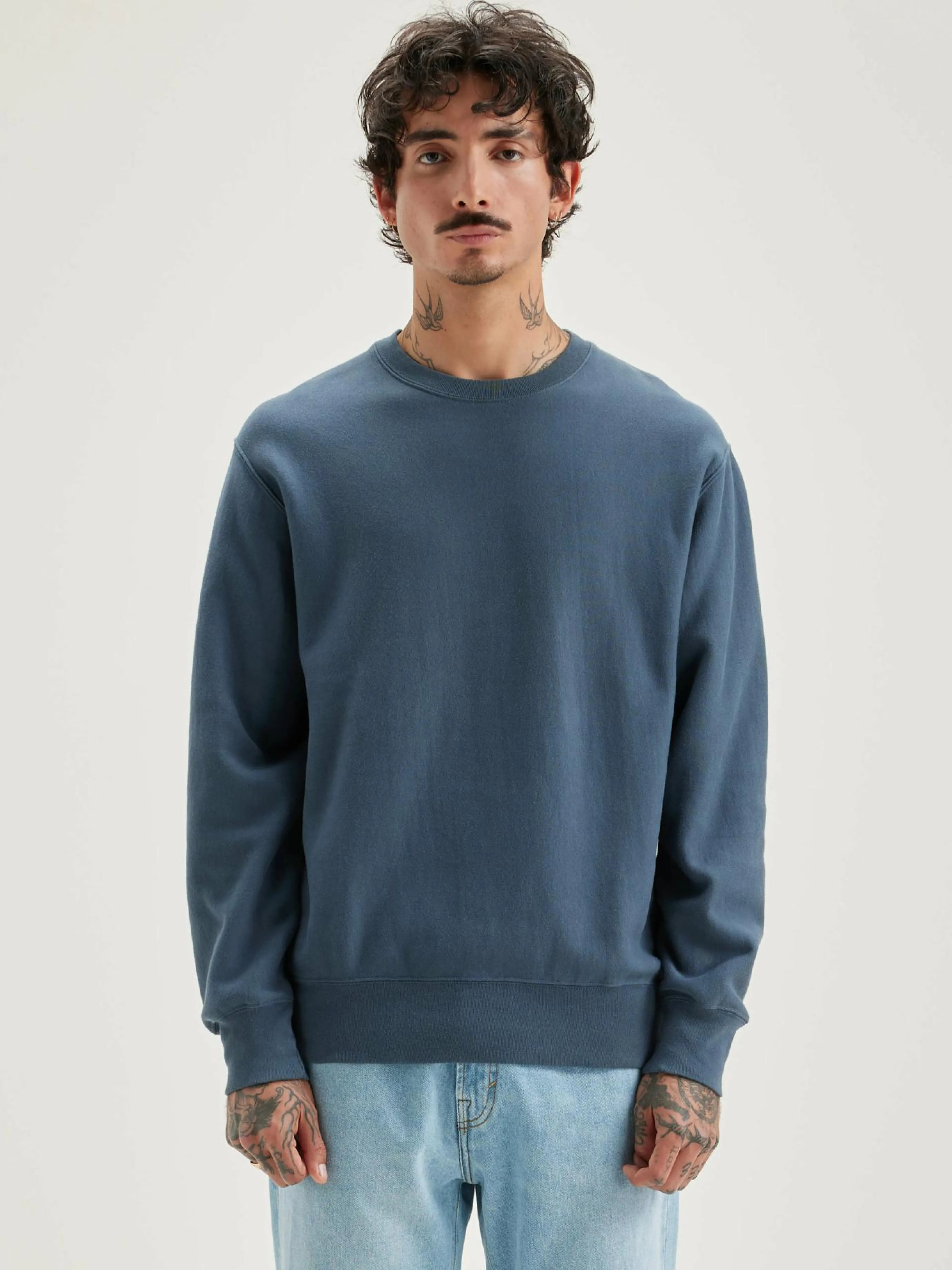 Flash Sale Bellerose Flake Ronde Hals Sweatshirt Dove