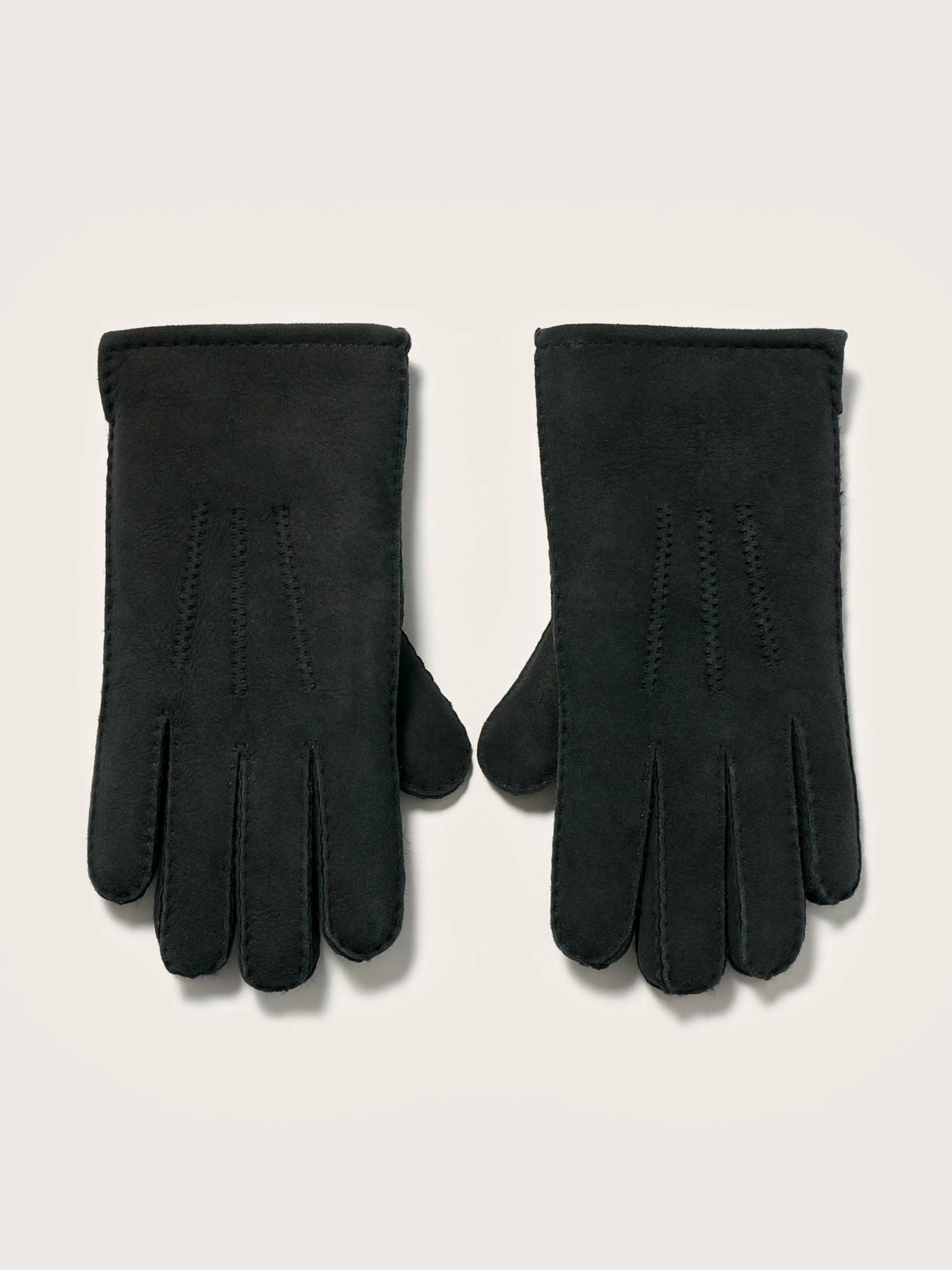 New Bellerose Ganam Leren Handschoenen Black