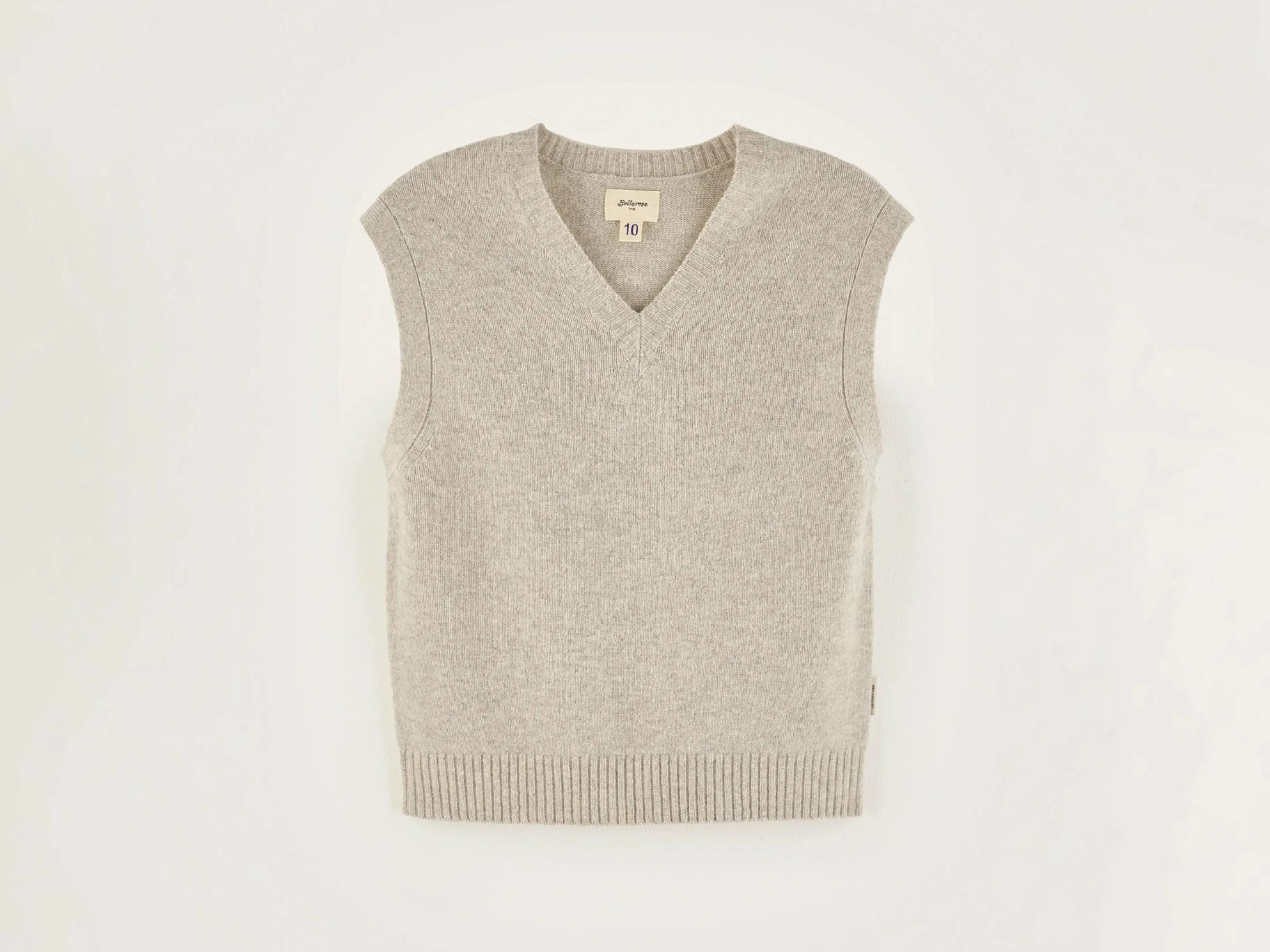 Flash Sale Bellerose Gatty Mouwloze Trui Light grey