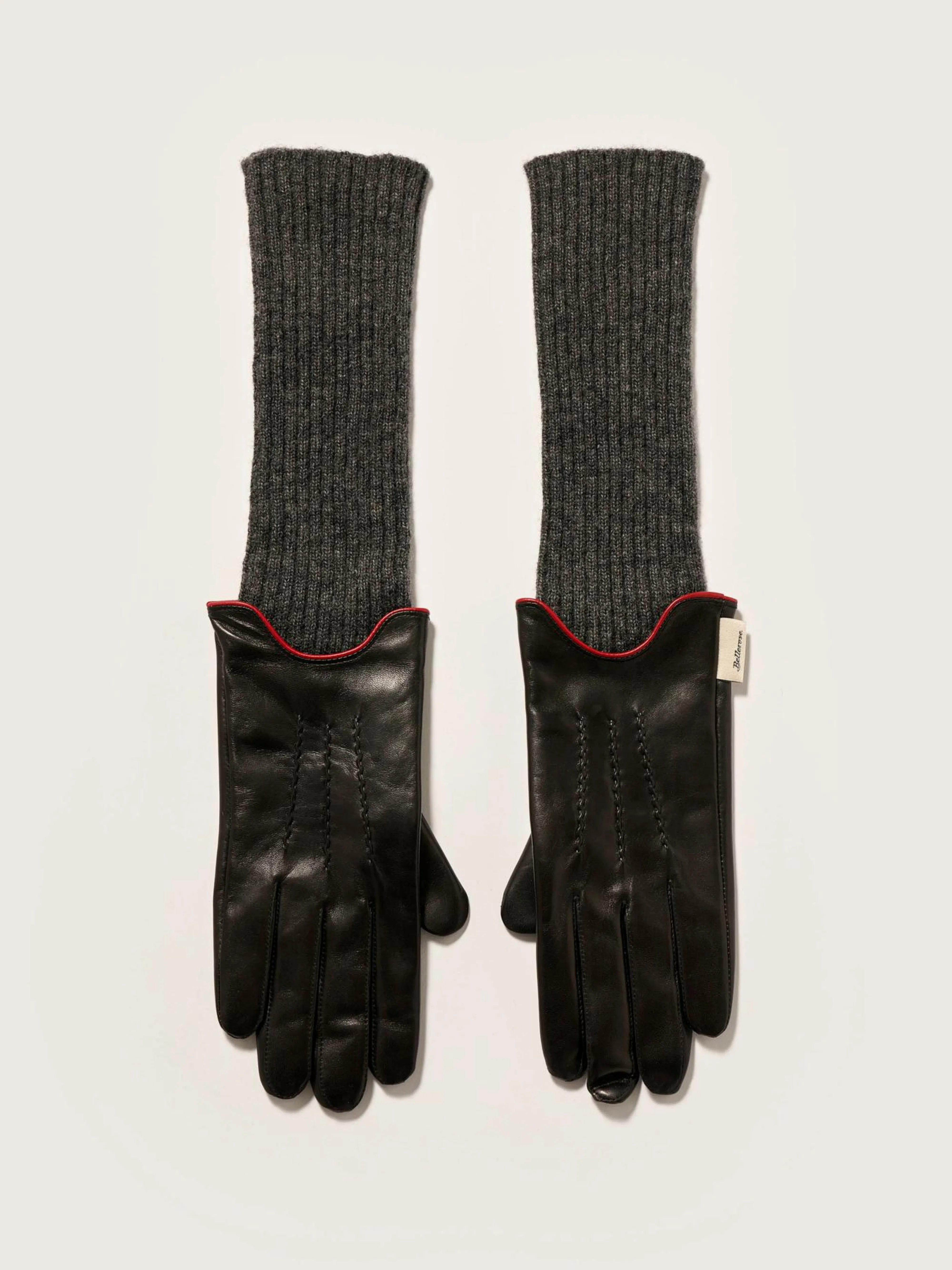 Cheap Bellerose Gia Leren Handschoenen Black