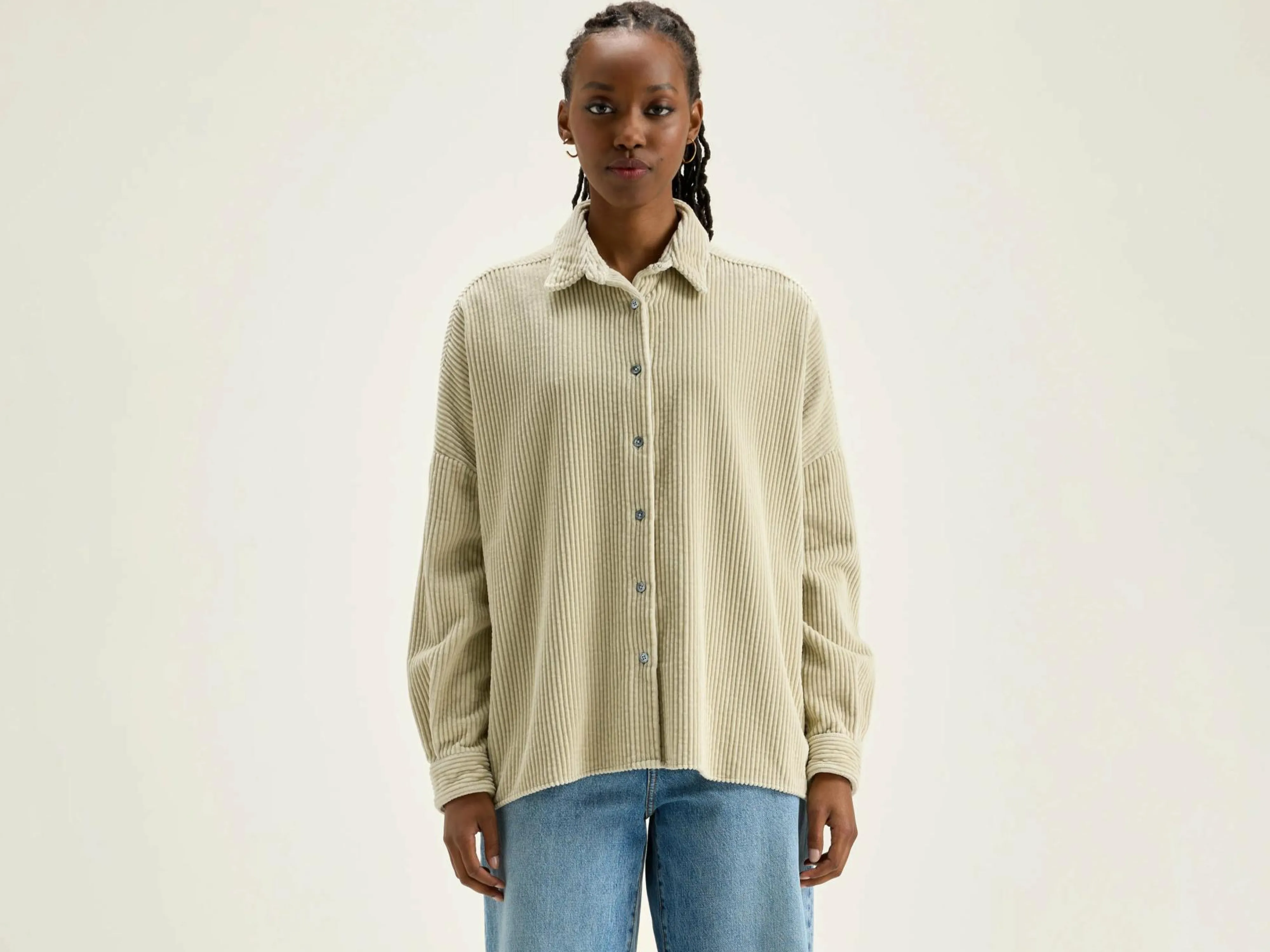 Best Bellerose Ginna Corduroy Hemd Craie