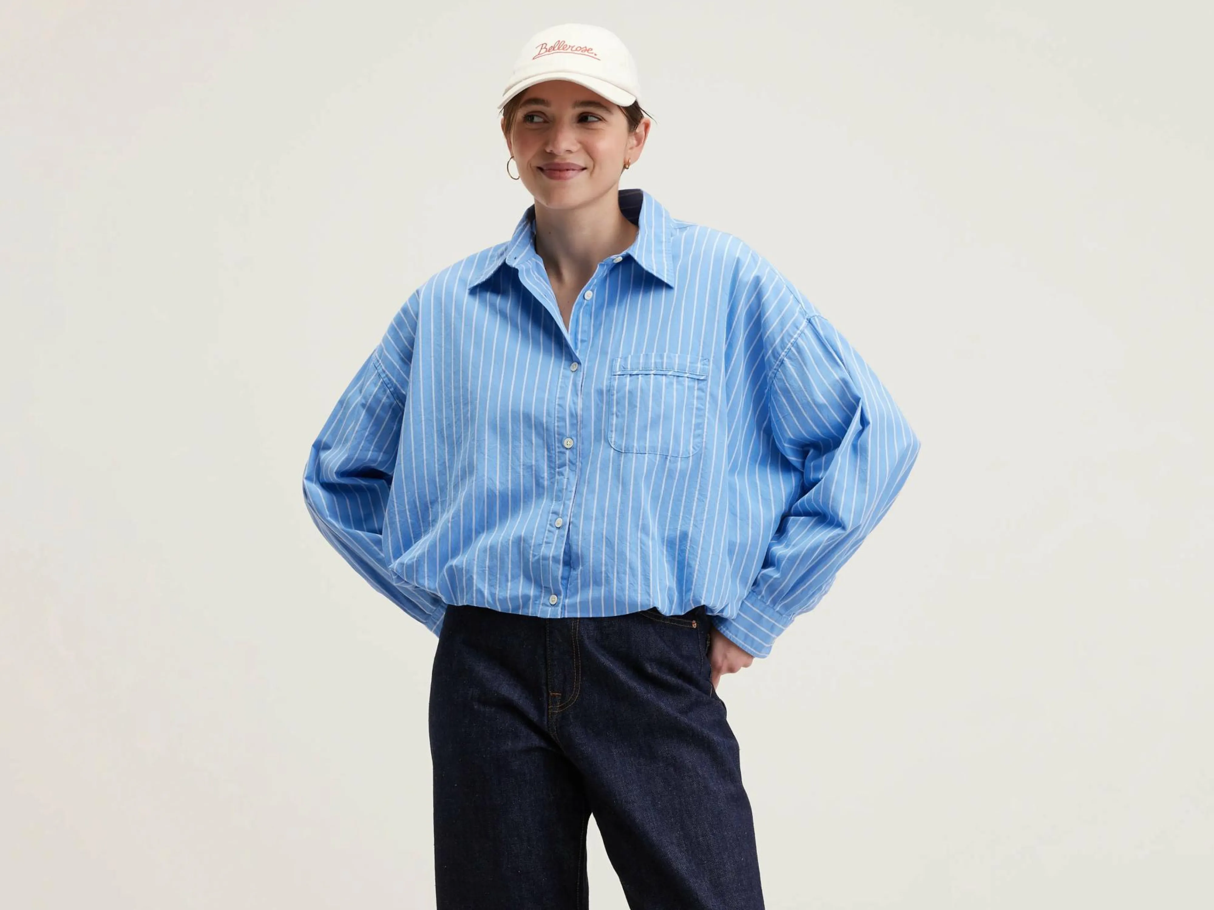 Cheap Bellerose Graham Volumineus Hemd Azur
