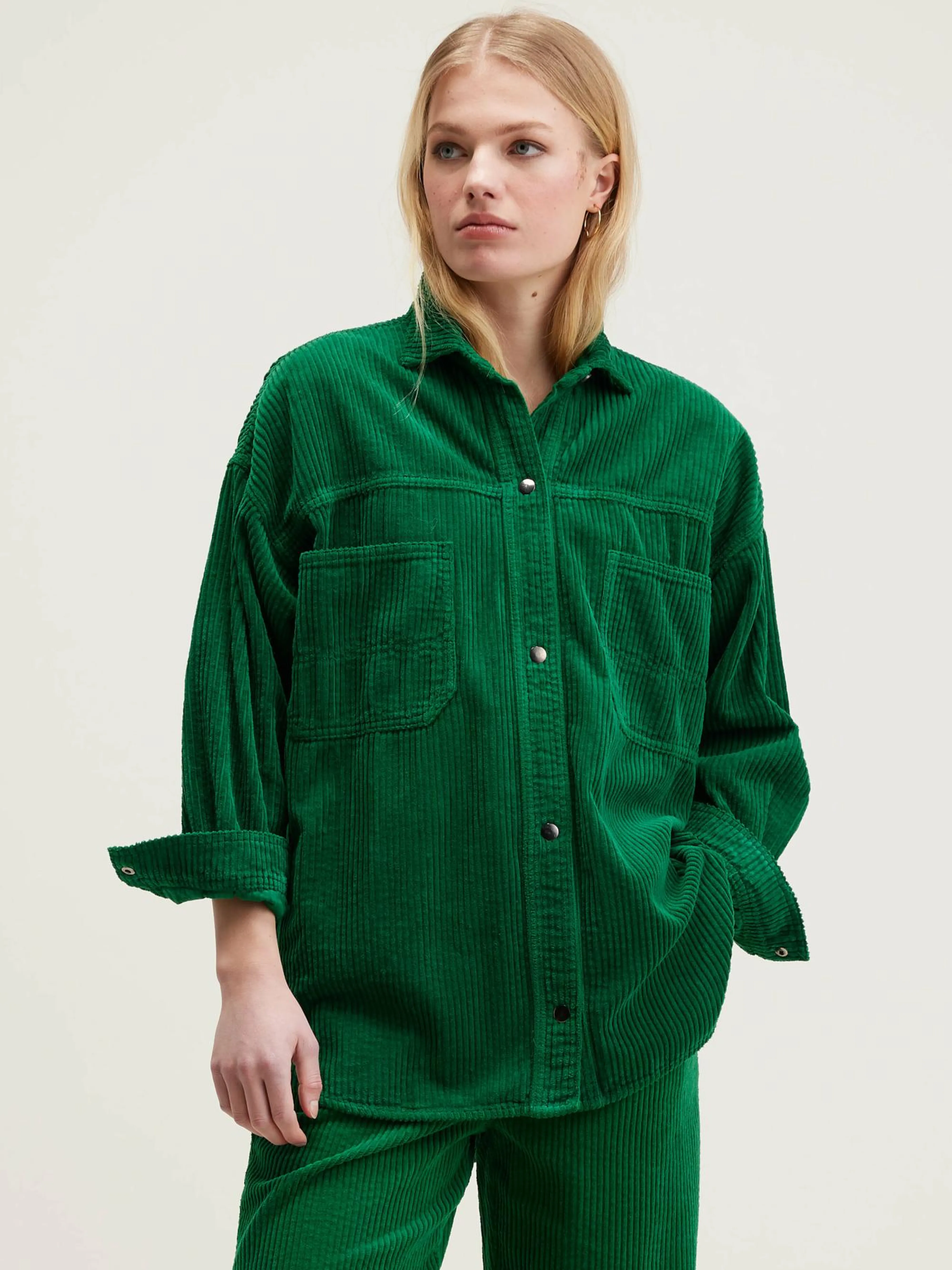 Clearance Bellerose Guru Corduroy Overhemd Chlorophile