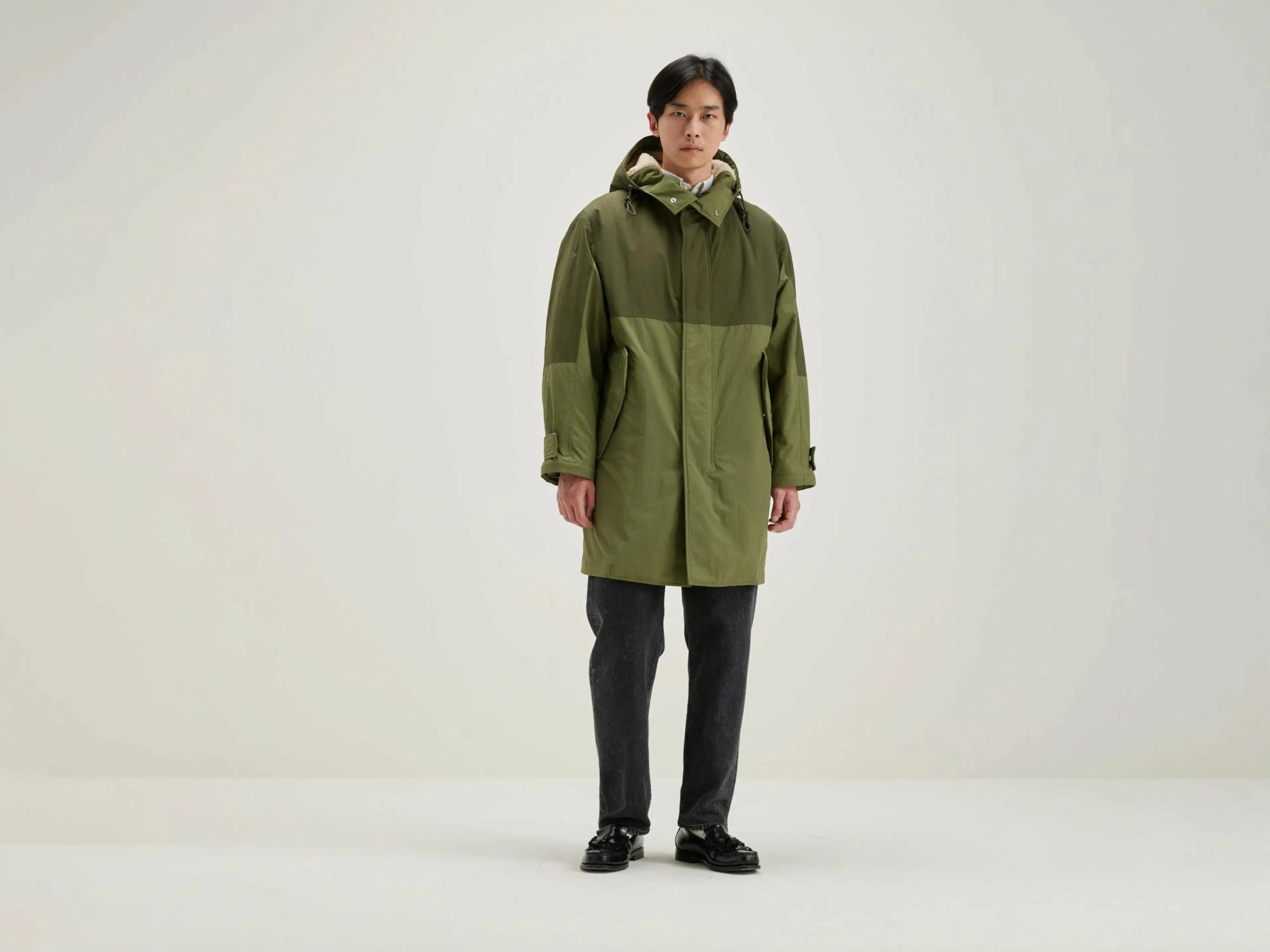 Discount Bellerose Hansom Parka Met Capuchon Army