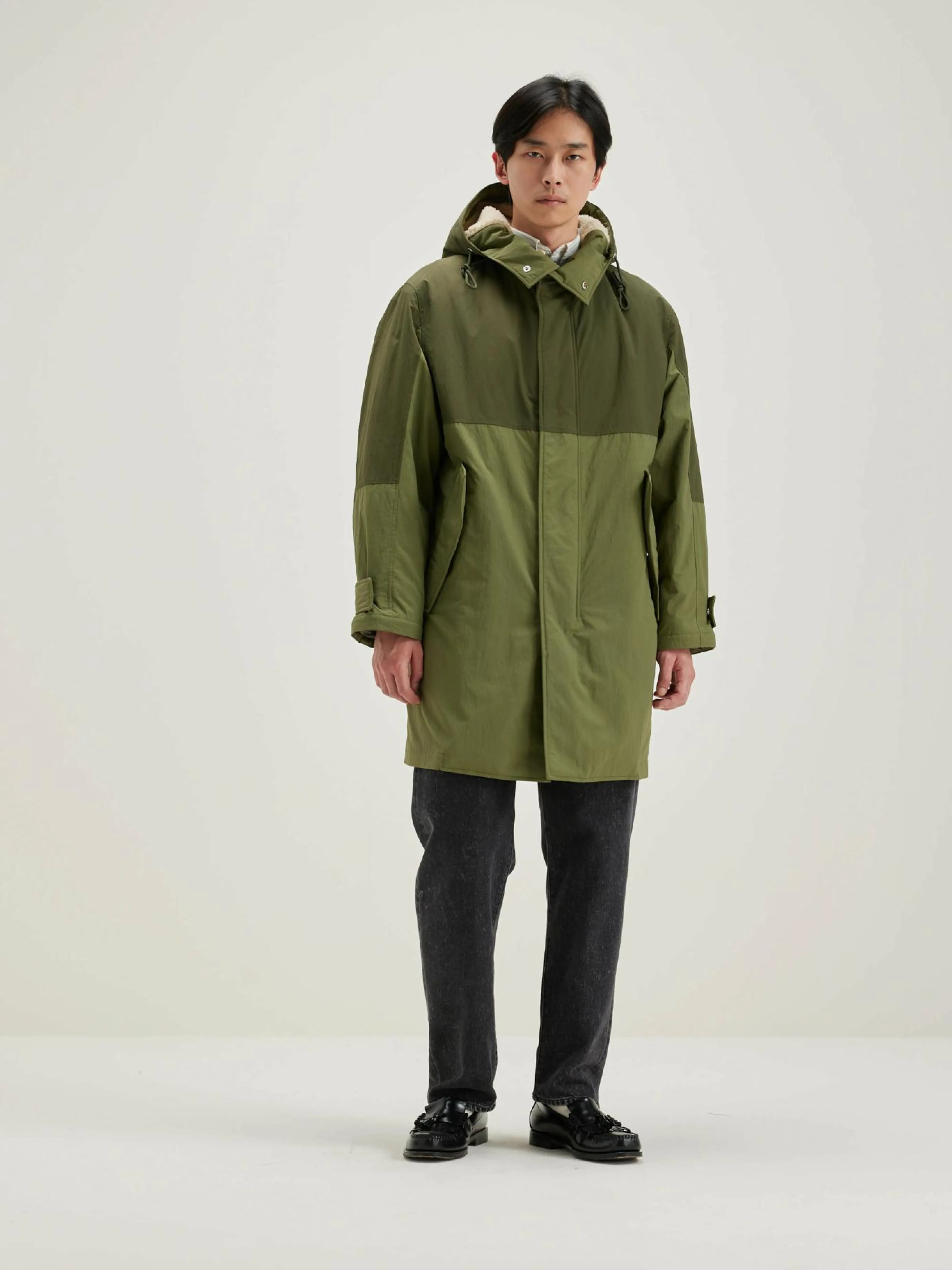 Discount Bellerose Hansom Parka Met Capuchon Army
