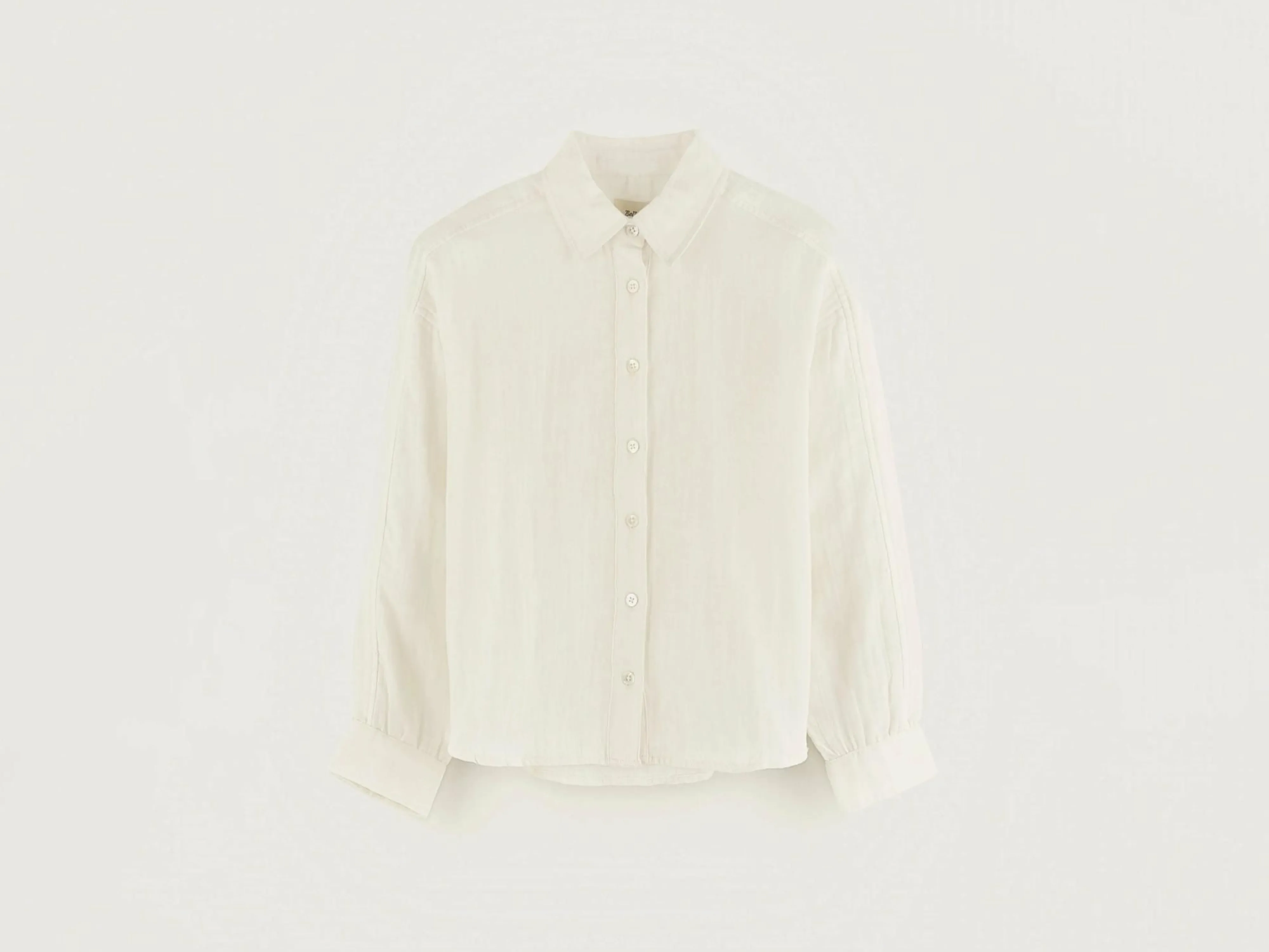 Fashion Bellerose Hester Rechte Hemd Vintage white