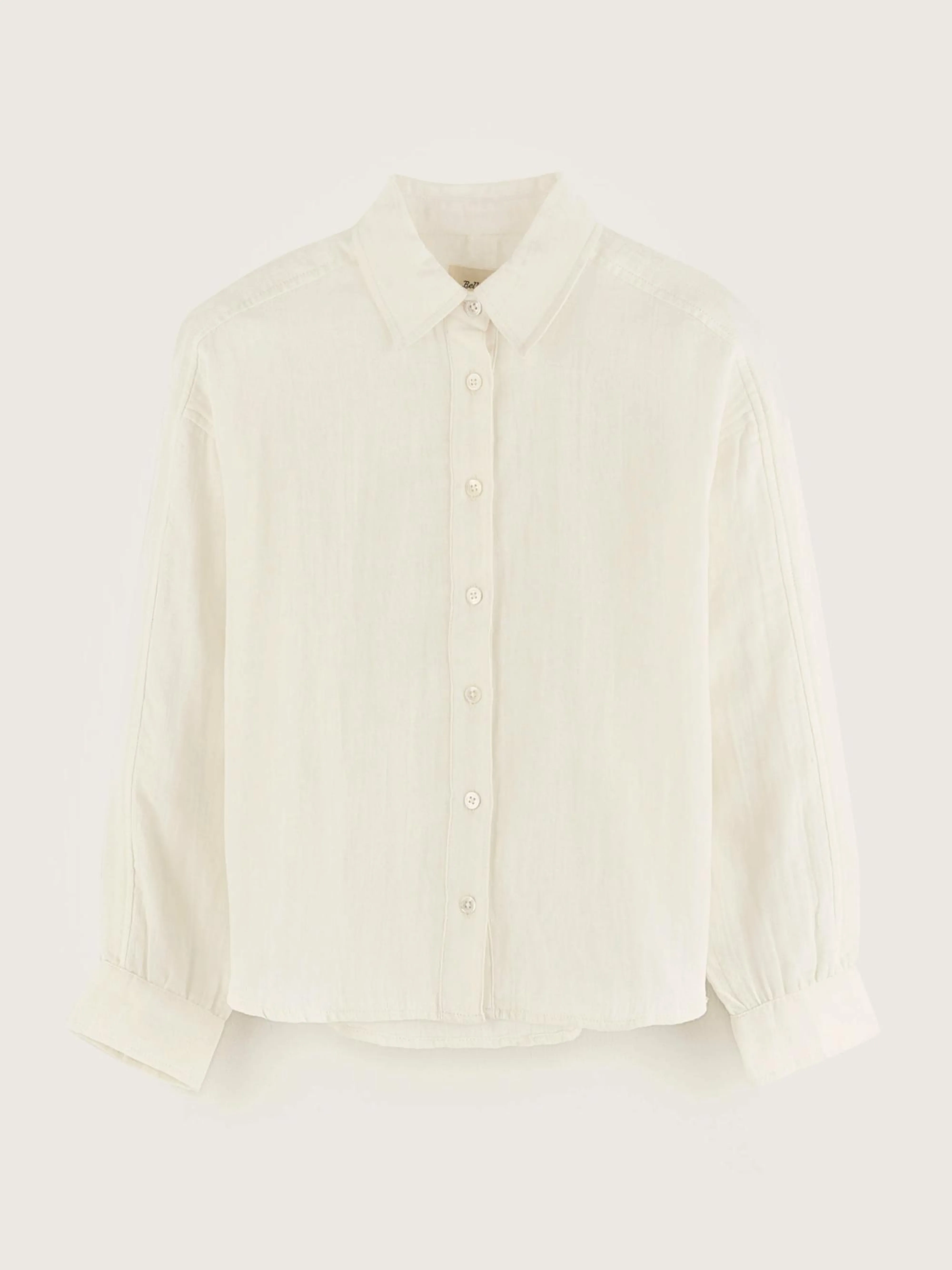 Fashion Bellerose Hester Rechte Hemd Vintage white