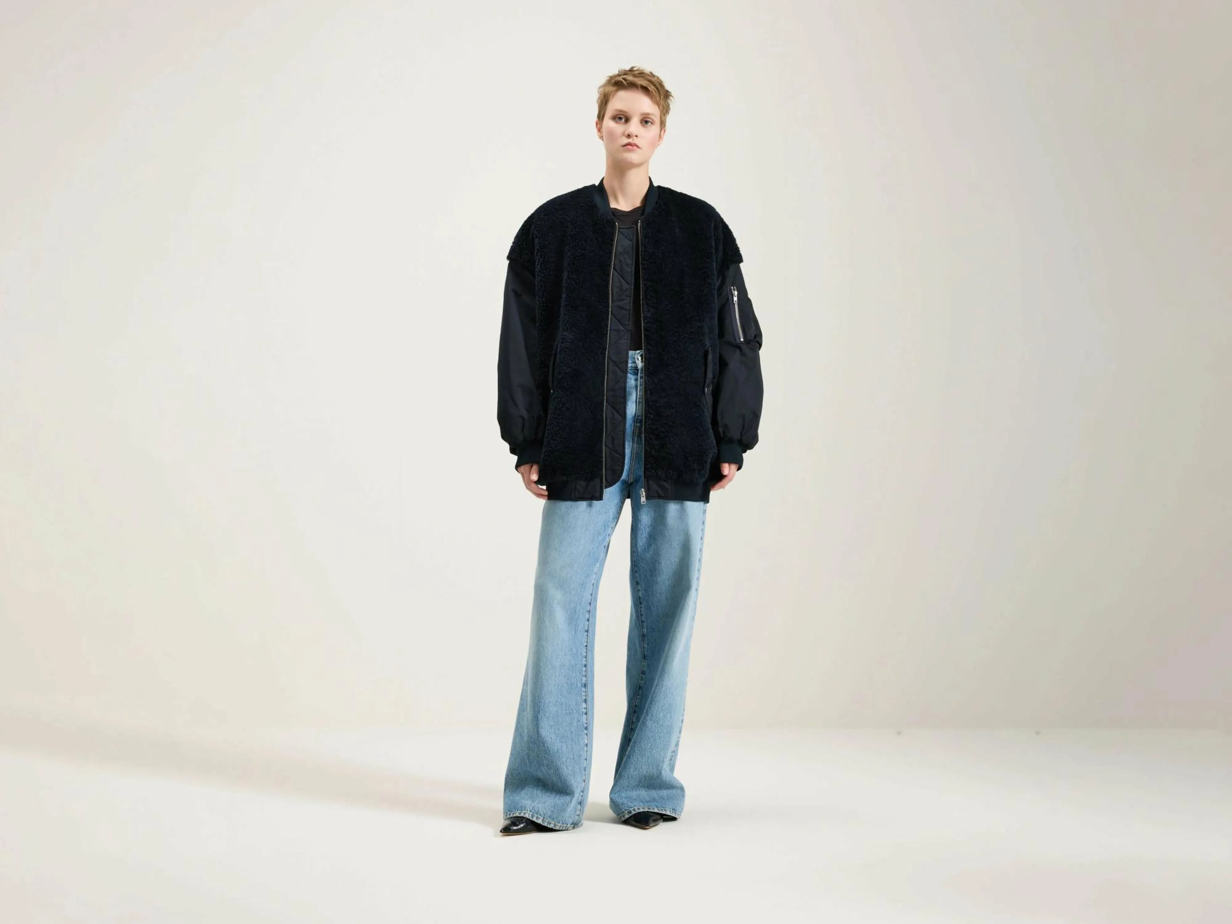 Cheap Bellerose Highway Bomberjas Navy