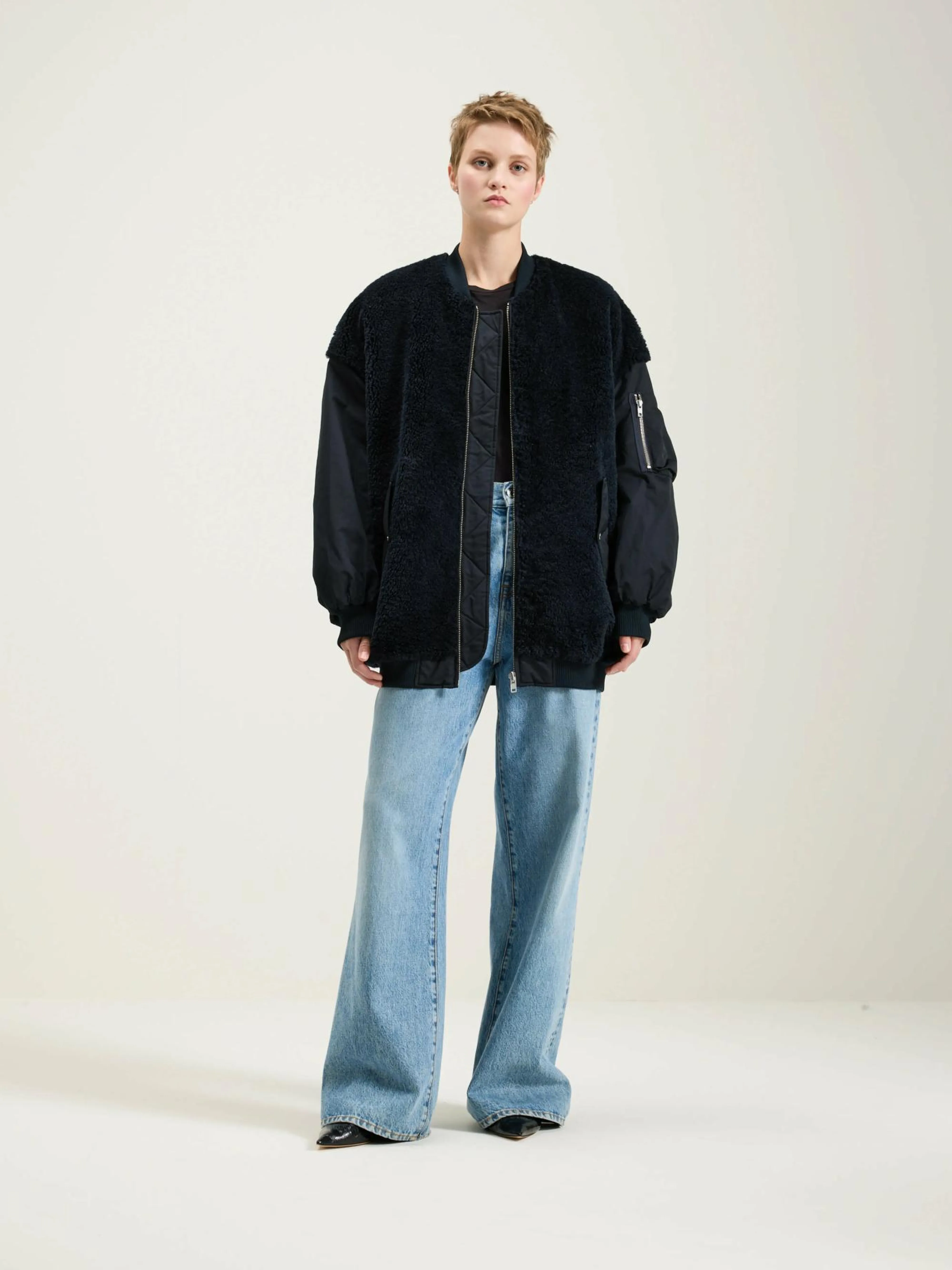 Cheap Bellerose Highway Bomberjas Navy