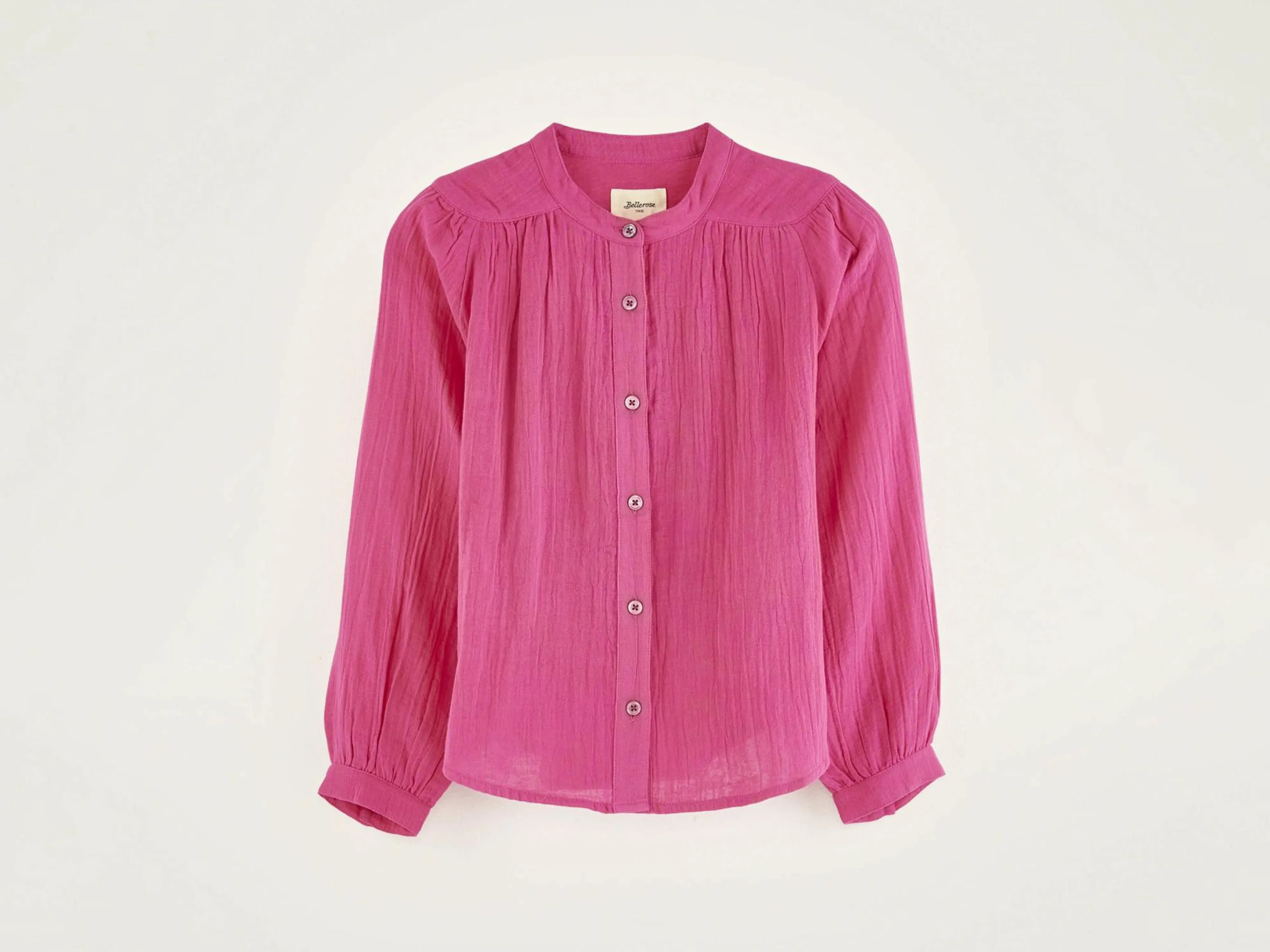 Store Bellerose Hopsa Klassieke Blouse Fushia