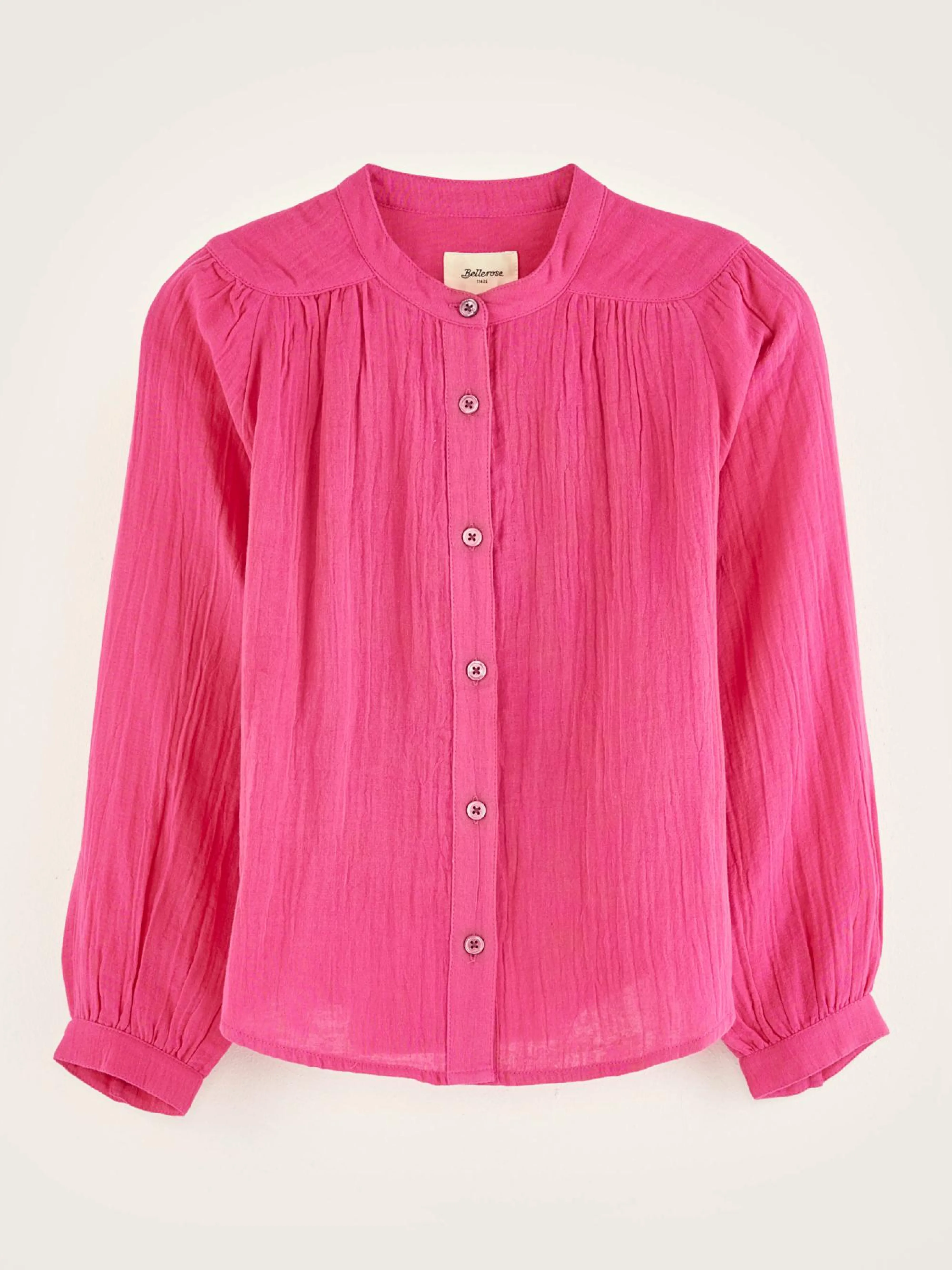 Store Bellerose Hopsa Klassieke Blouse Fushia