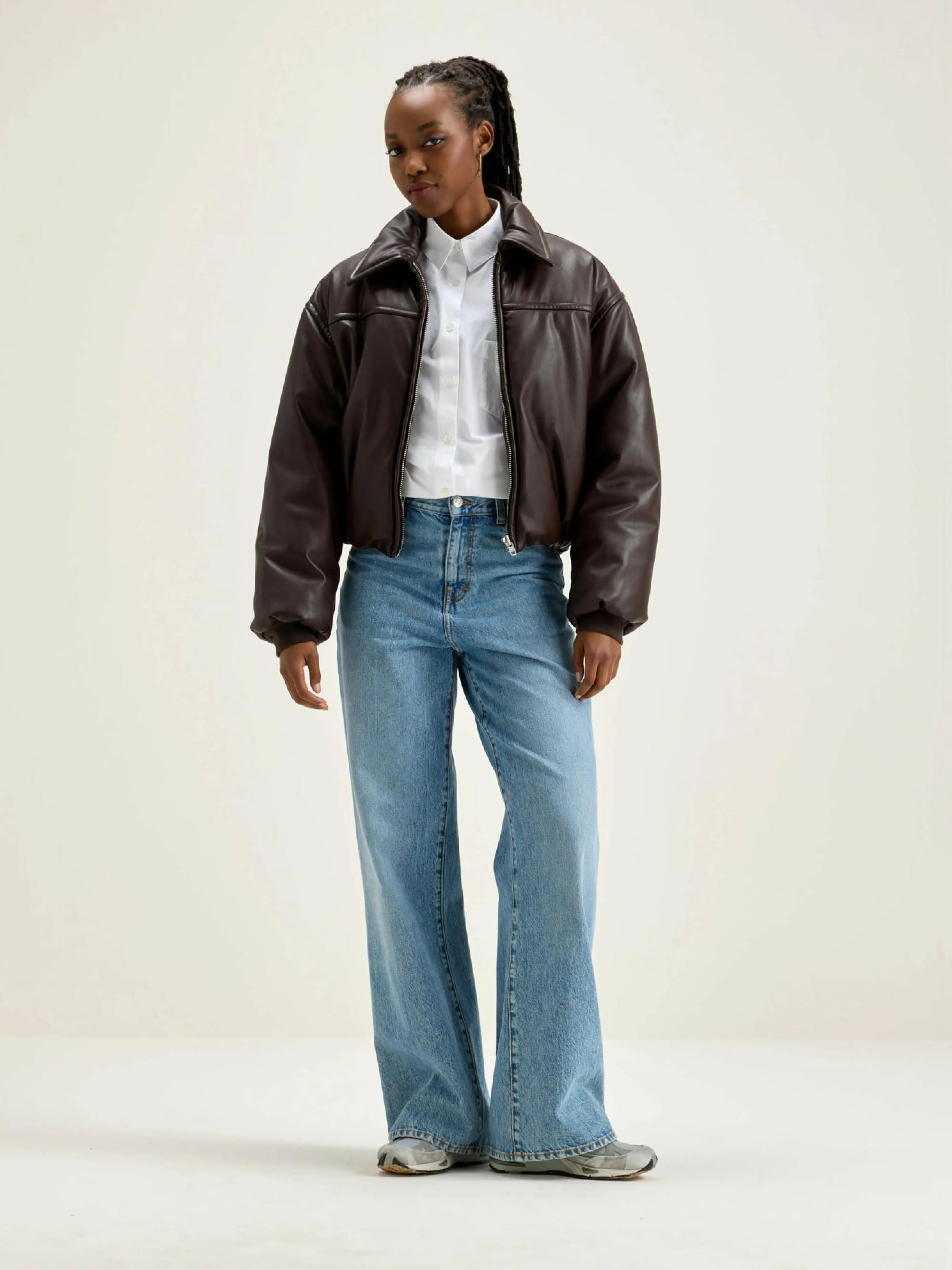 New Bellerose Jacky Bomber In Imitatieleer