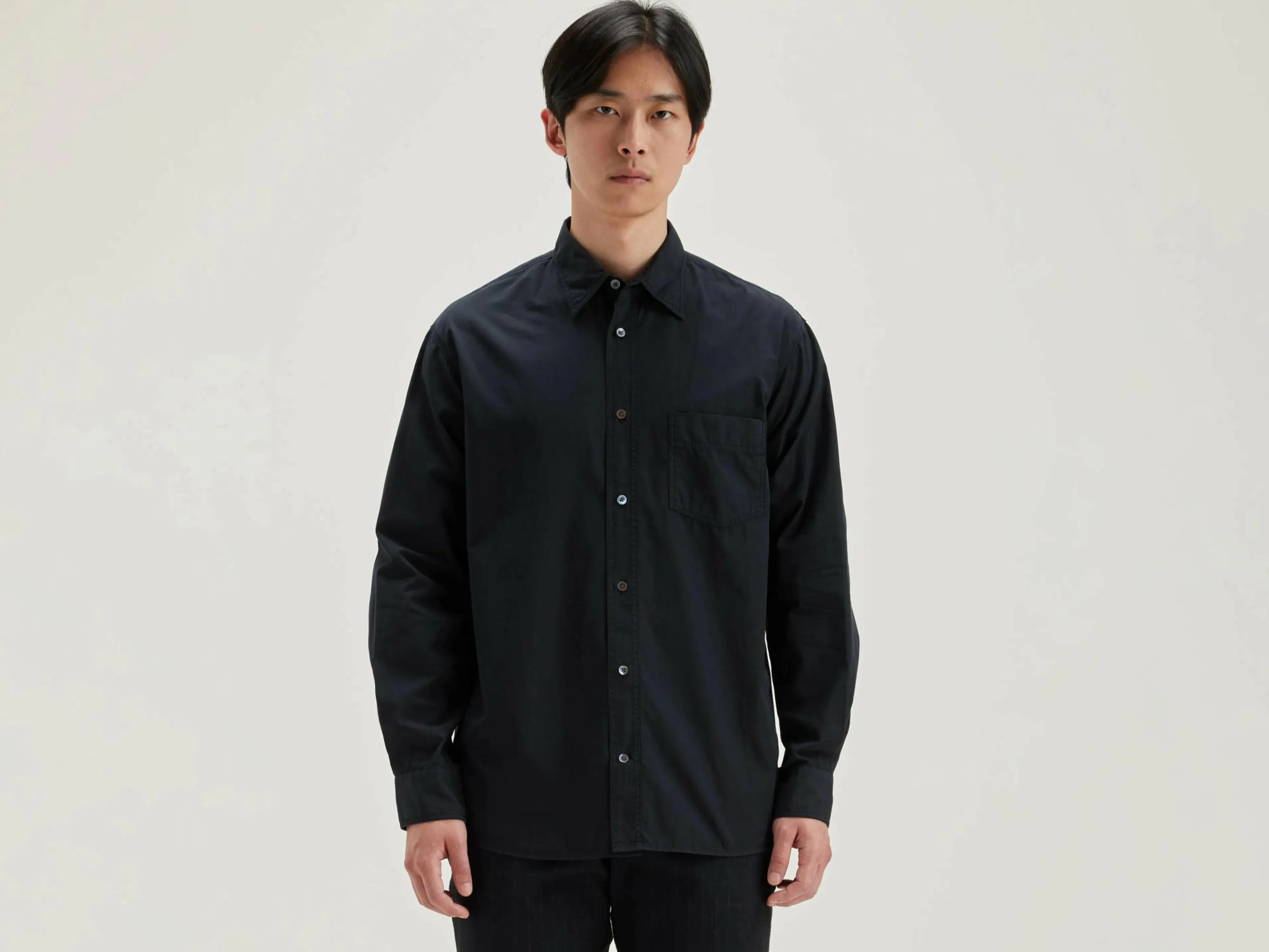 Fashion Bellerose Lighty Relaxed Hemd Black blue