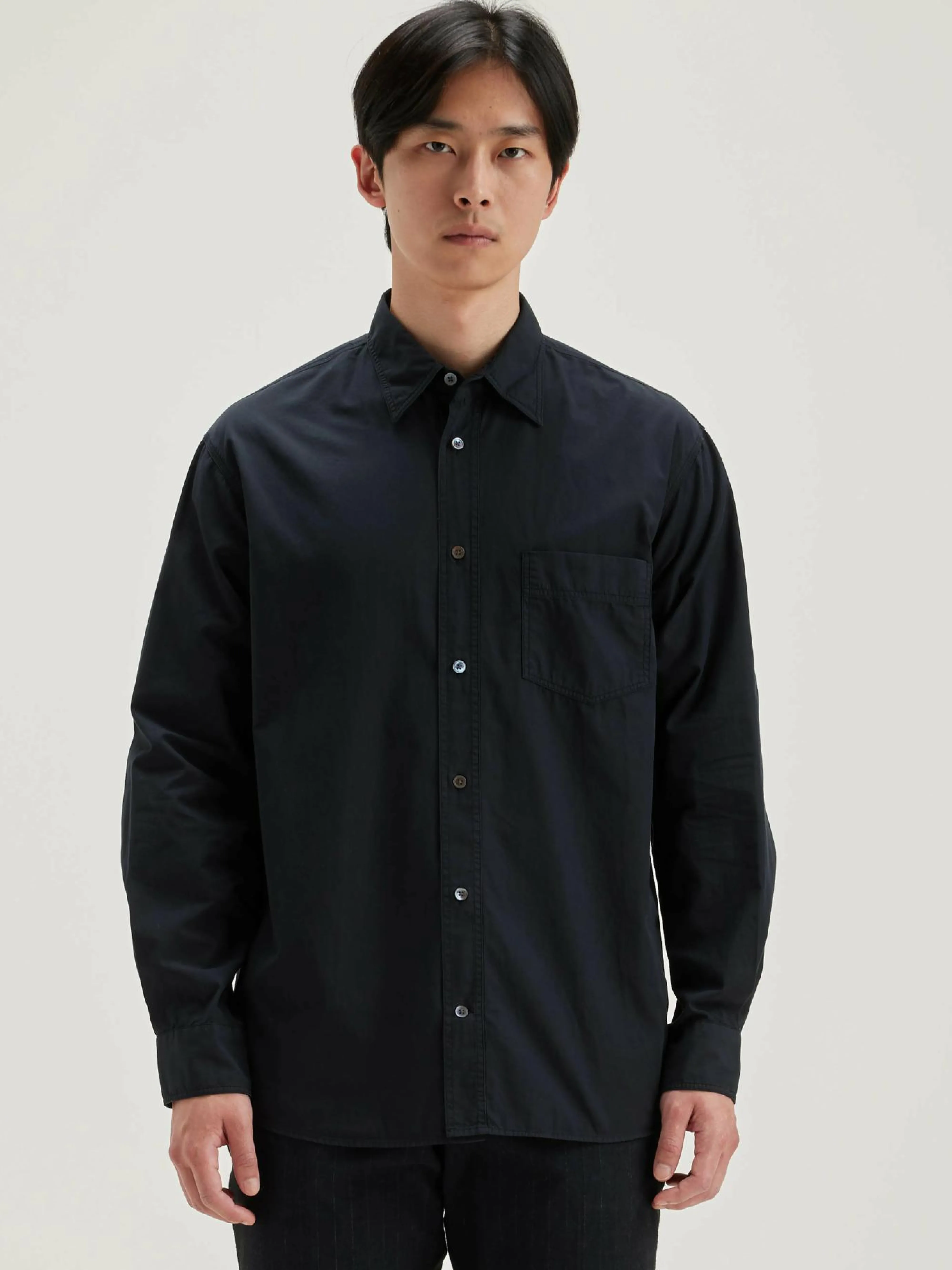 Fashion Bellerose Lighty Relaxed Hemd Black blue