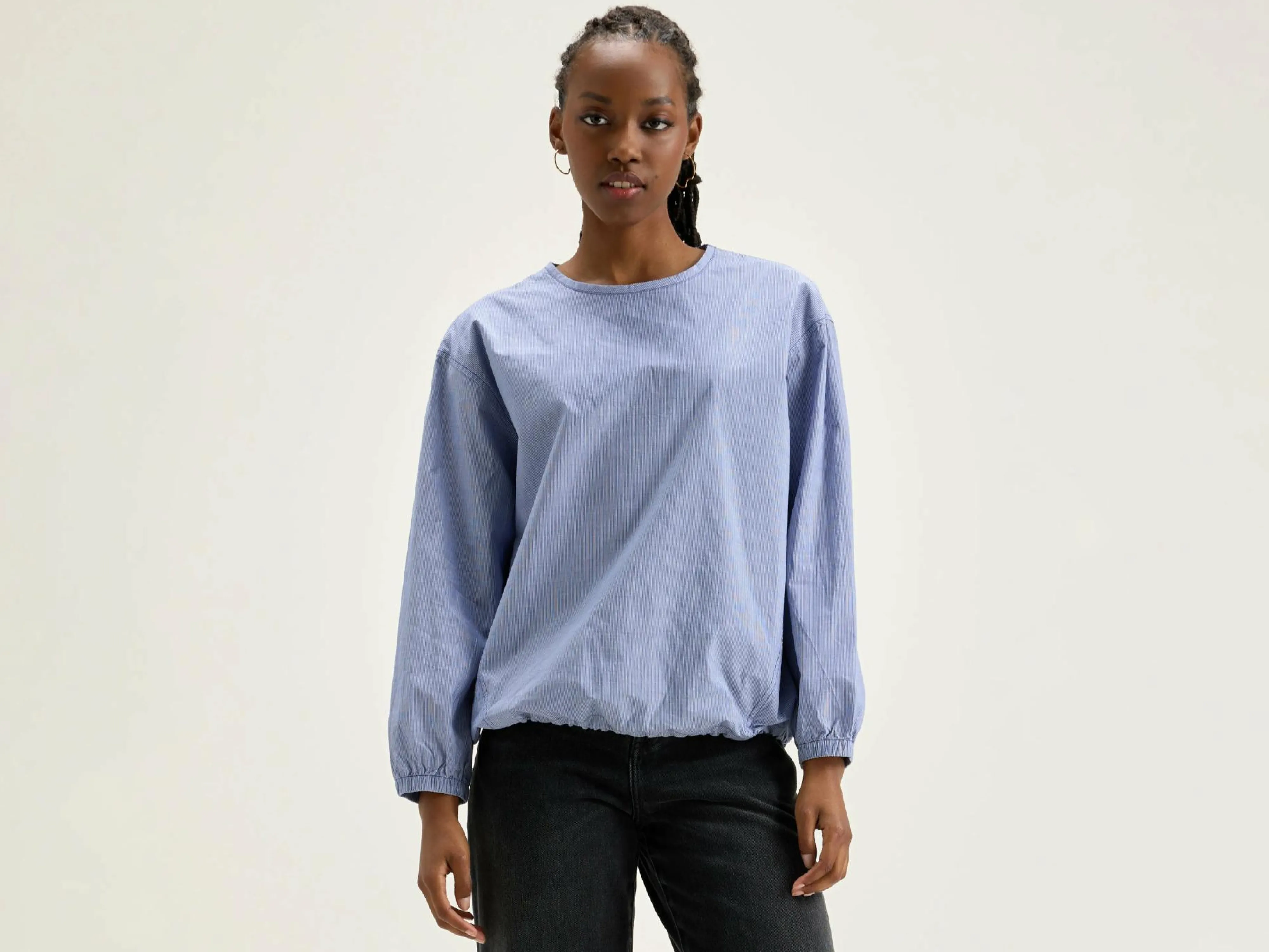 Cheap Bellerose Padoue Gestreepte Blouse Myrtille