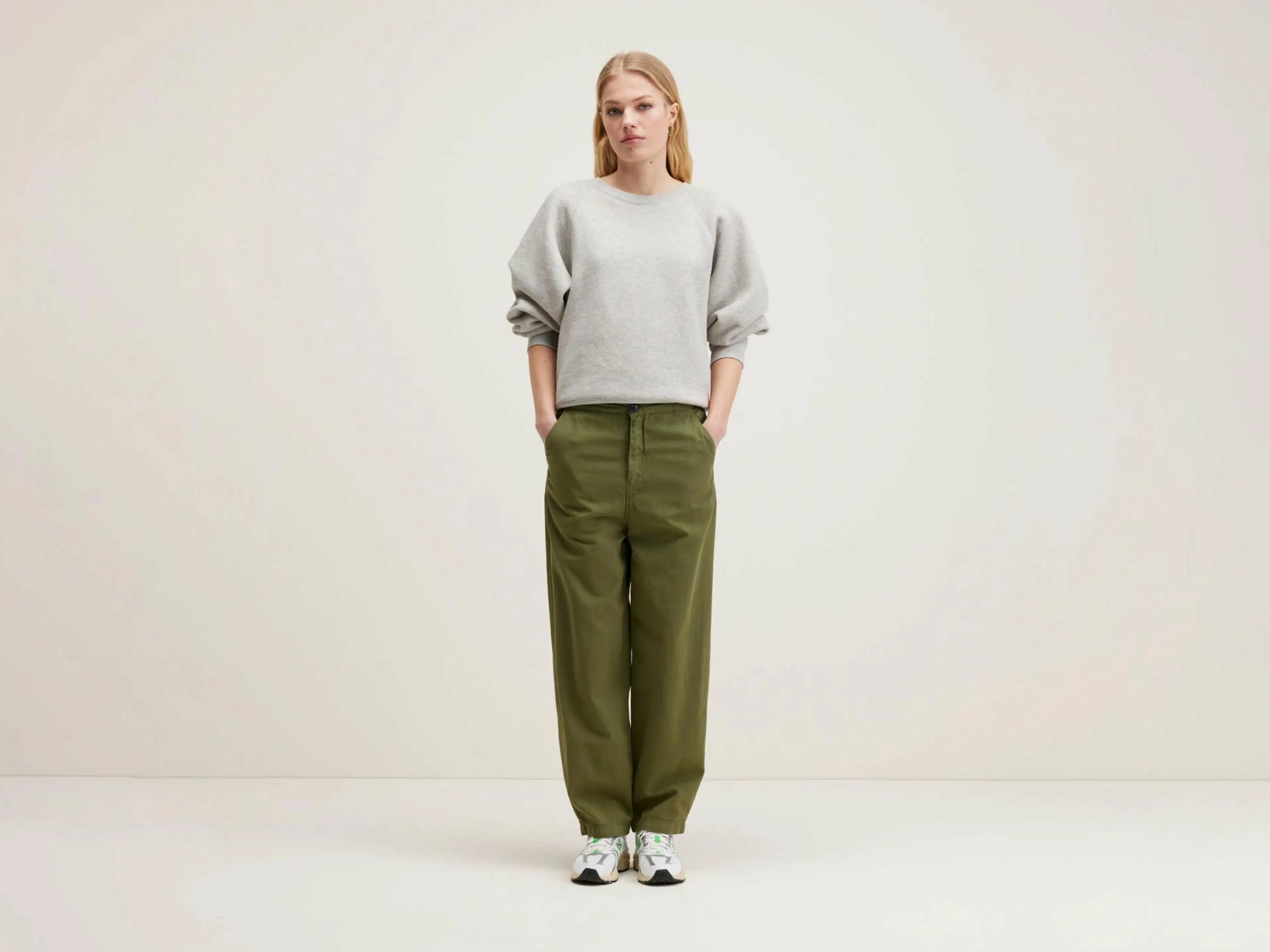 Best Sale Bellerose Pasop Relaxed Broek Army