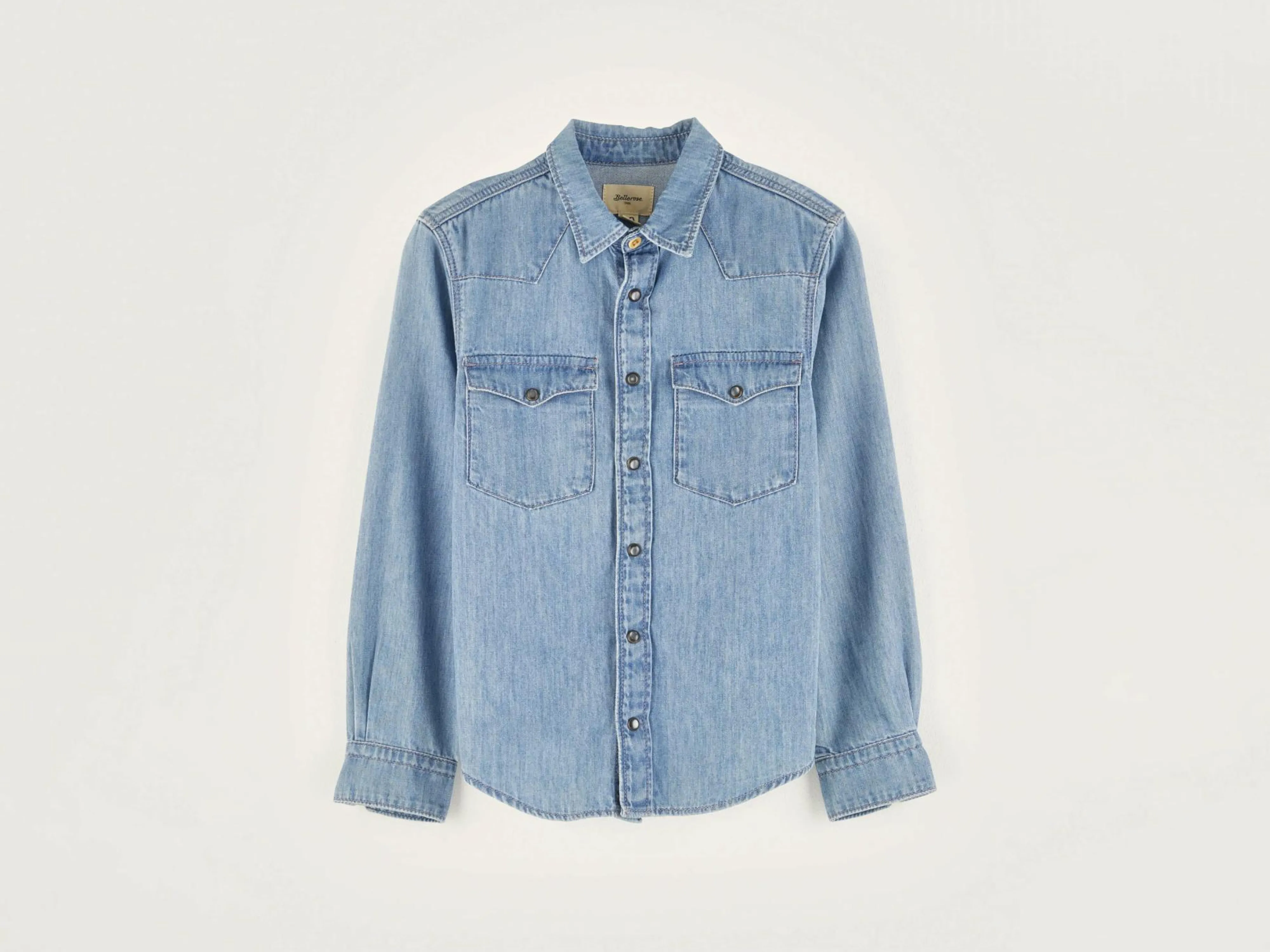 Online Bellerose Peio Denim Hemd Bleach