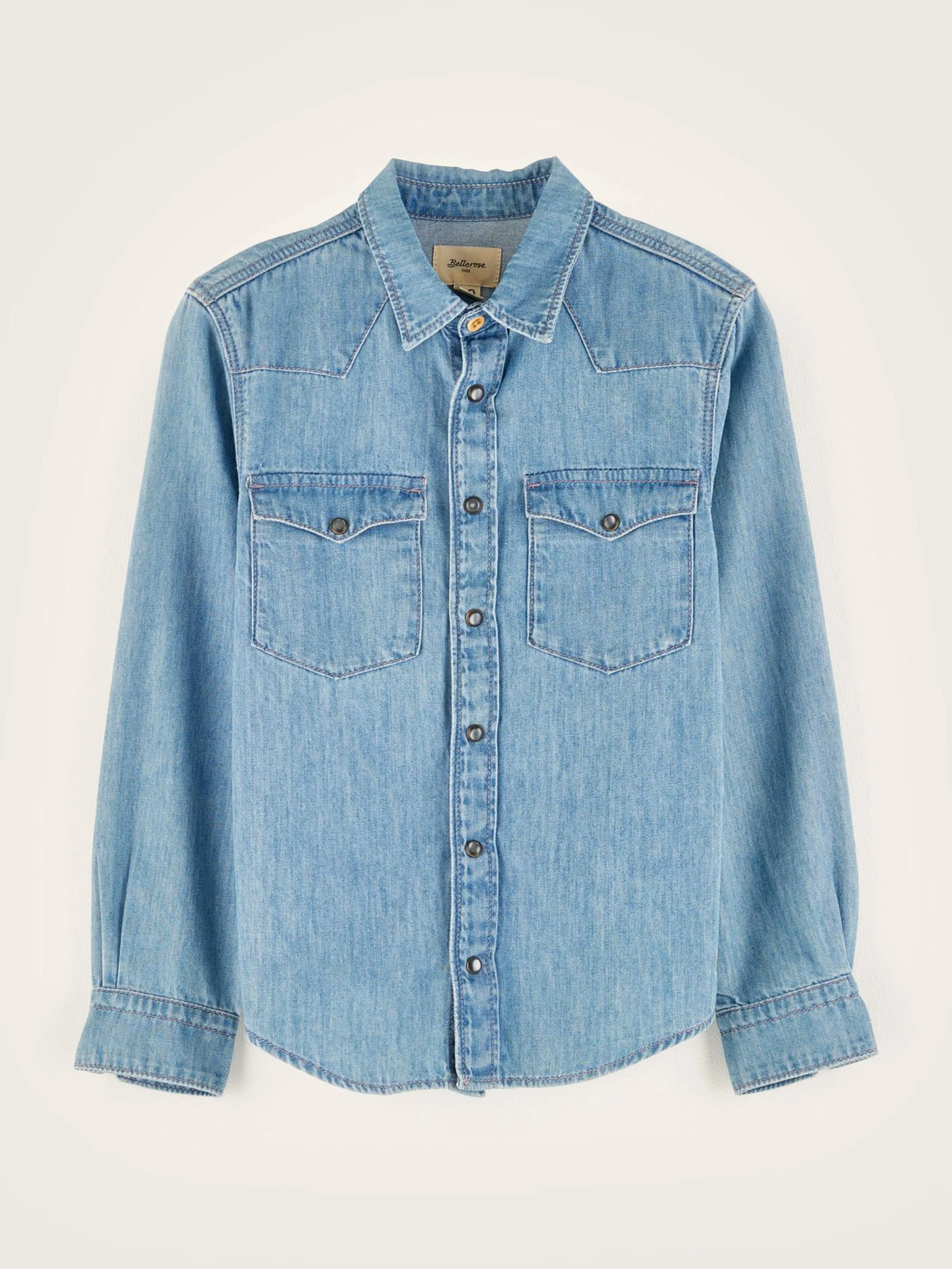 Online Bellerose Peio Denim Hemd Bleach