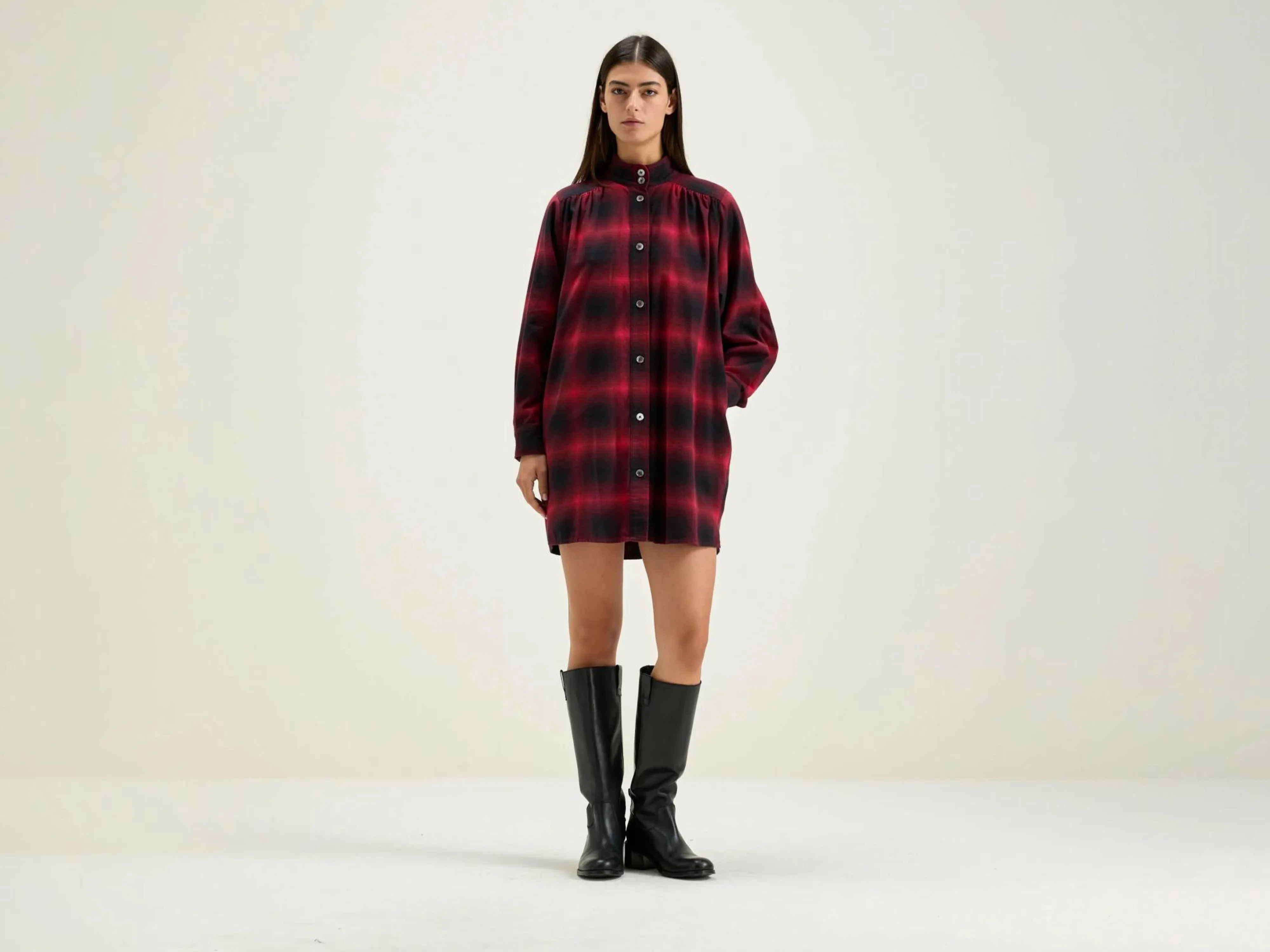 Hot Bellerose Pelly Mini Jurk Deep well / Red dahlia
