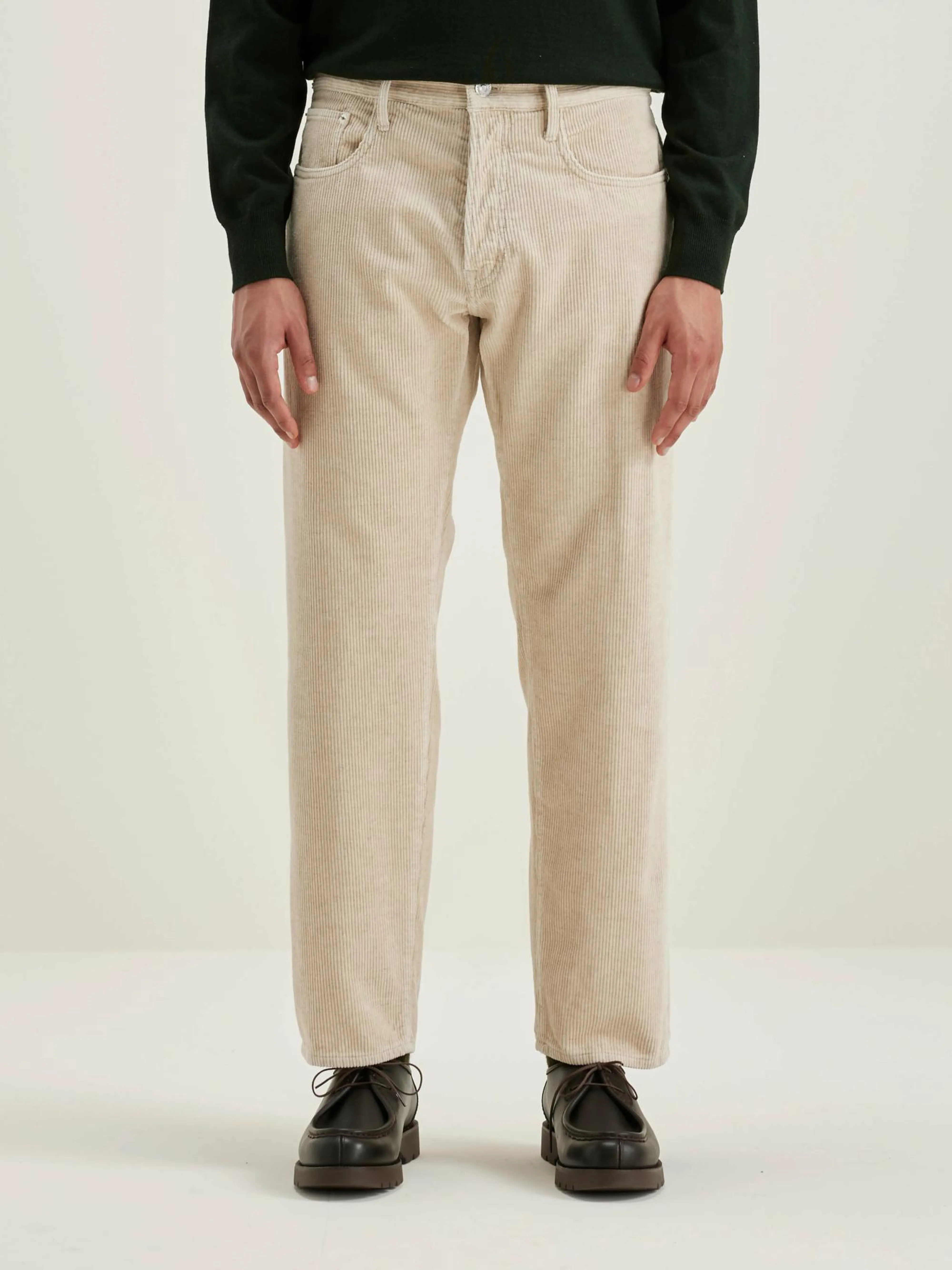 Cheap Bellerose Percy Dad-style Broek Calcaire