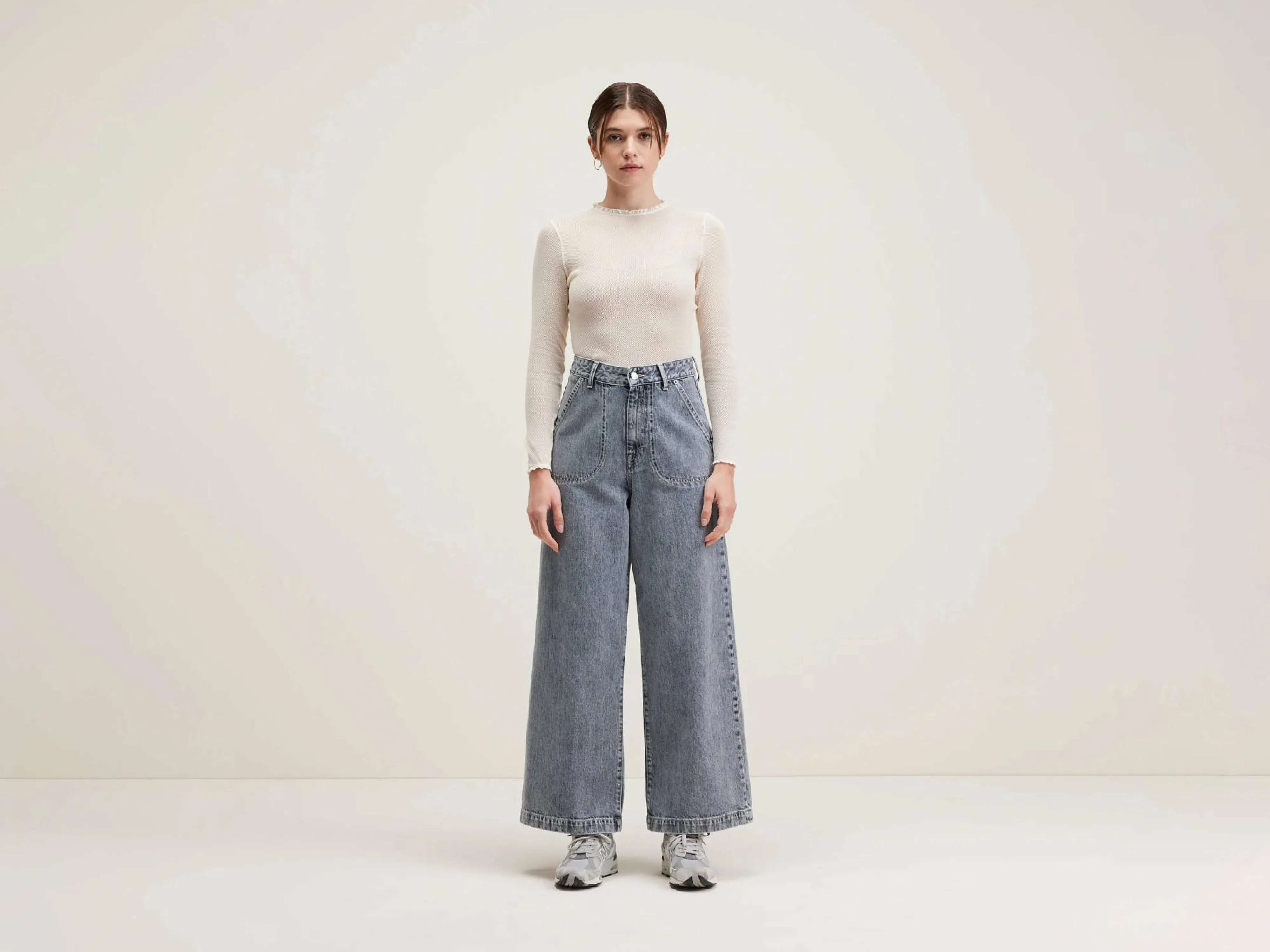 Shop Bellerose Petula Wijde Jeans