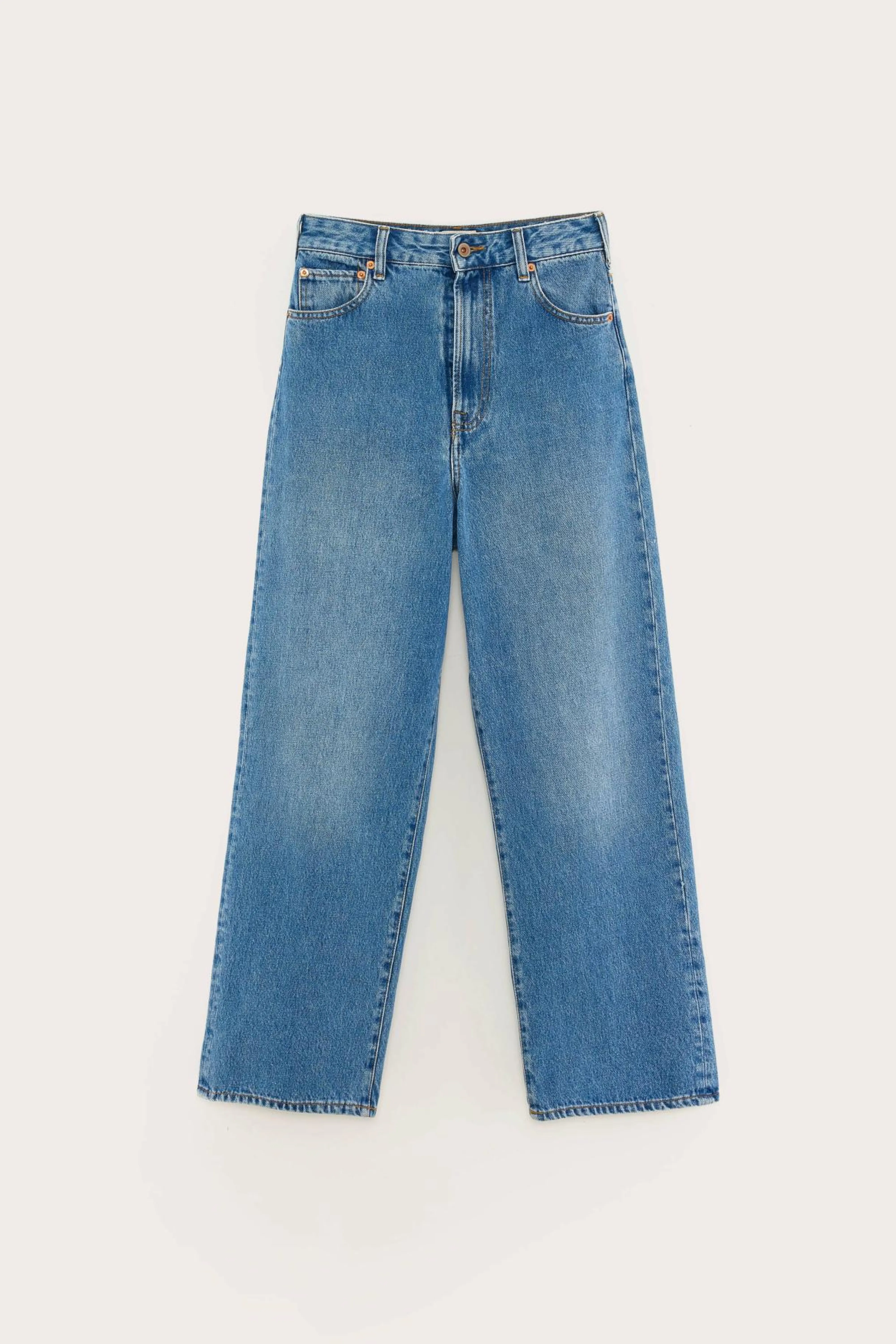 Best Sale Bellerose Poker Wijde Jeans Stone wash