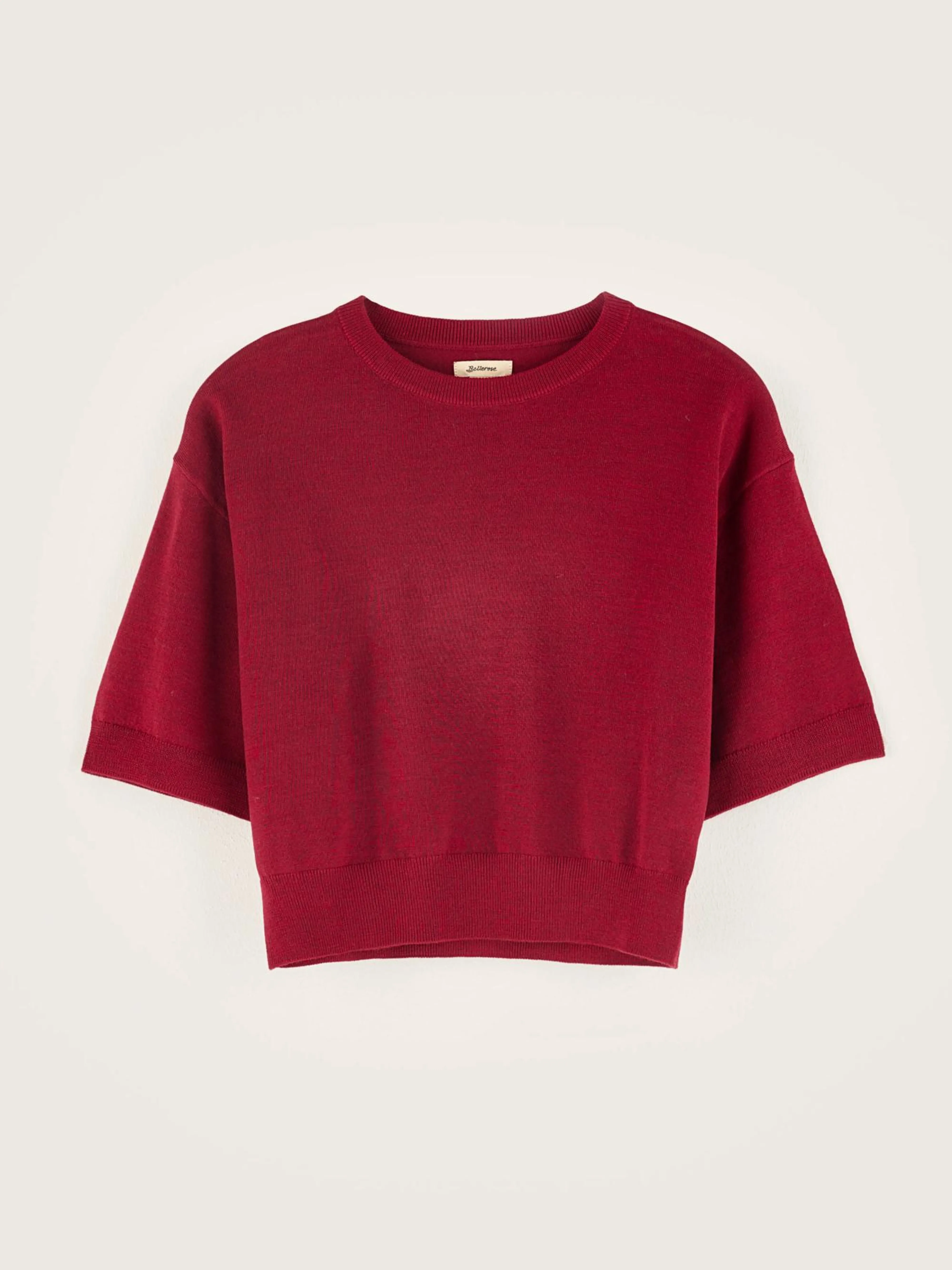 Best Bellerose Sare Korte Mouwen Trui Red dahlia