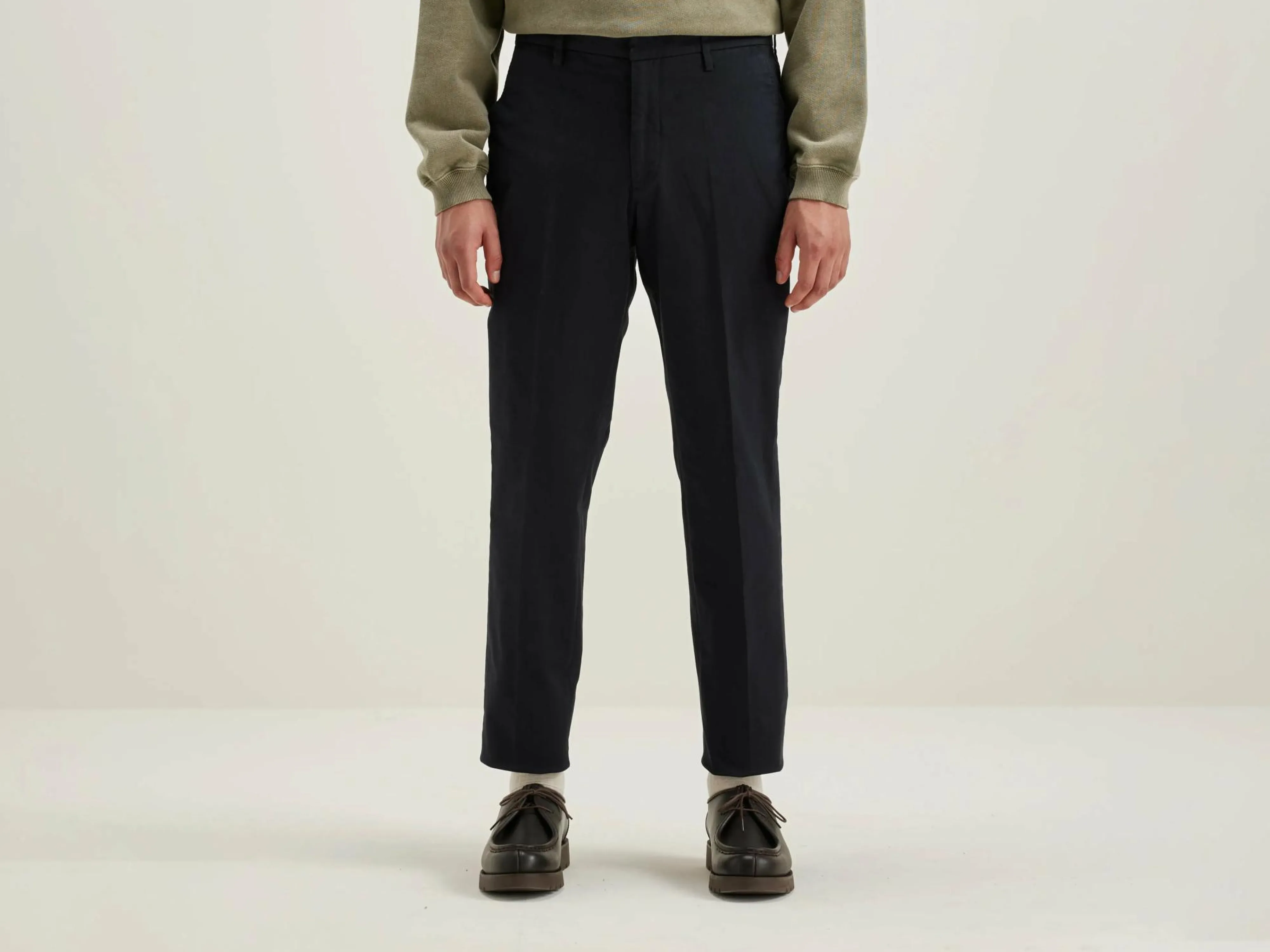 New Bellerose Stanley Slim Broek Navy