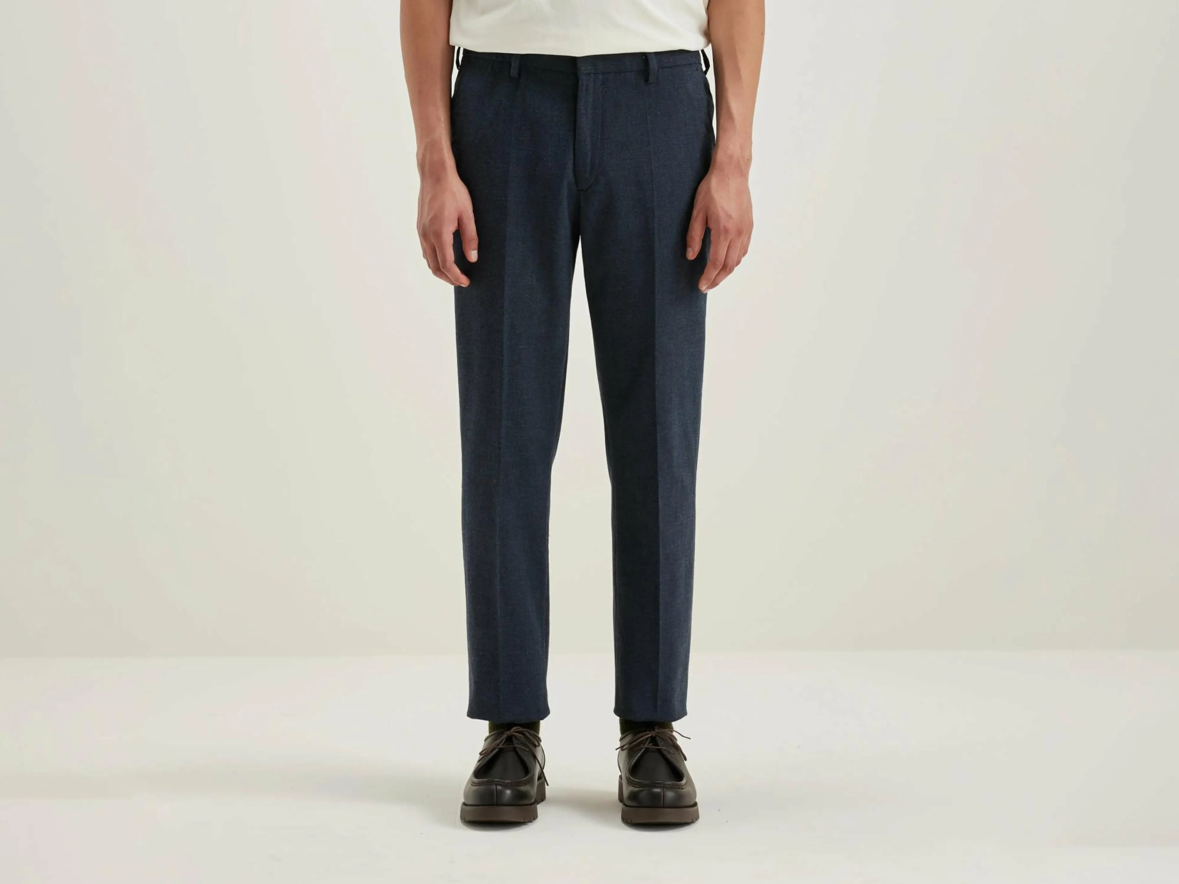 Sale Bellerose Stanley Slim Broek Navy