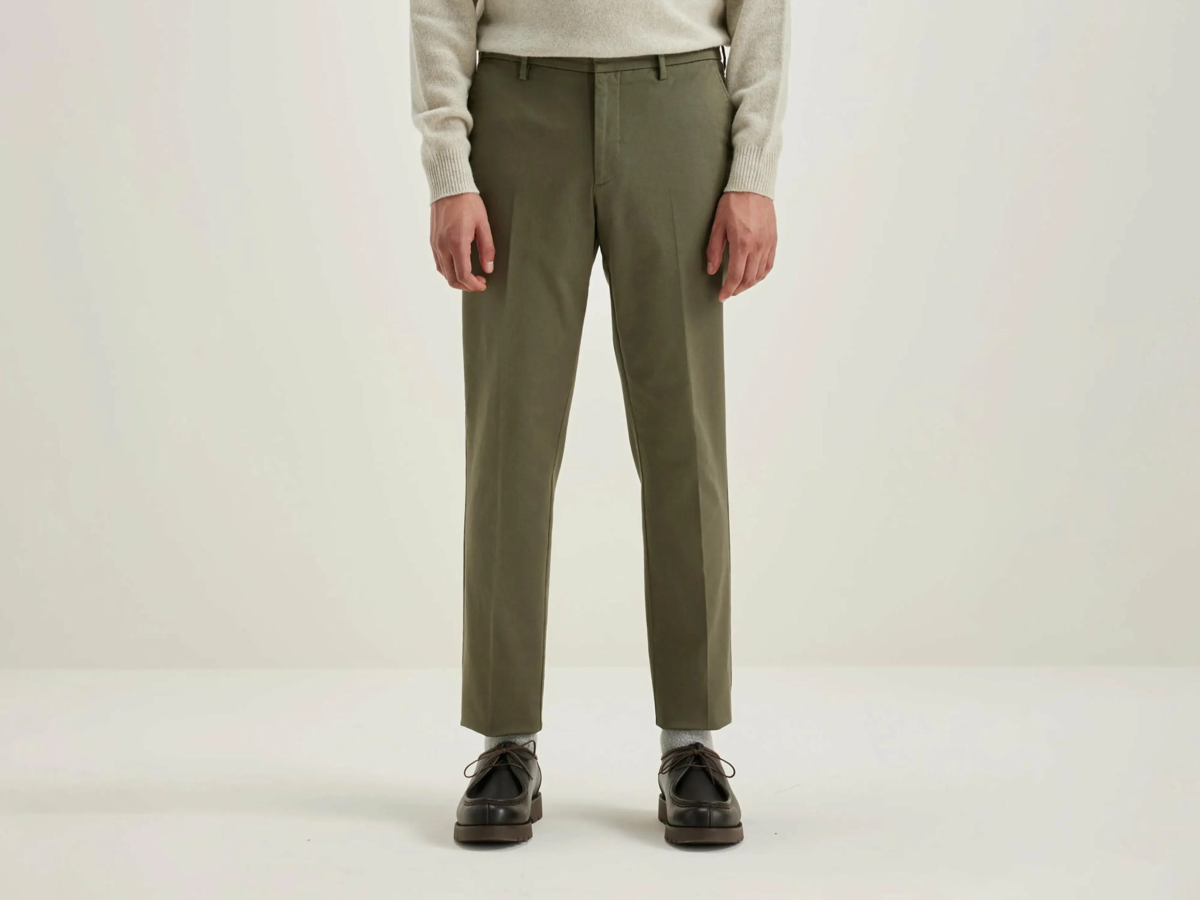 Online Bellerose Stanley Slim Broek Dusty olive