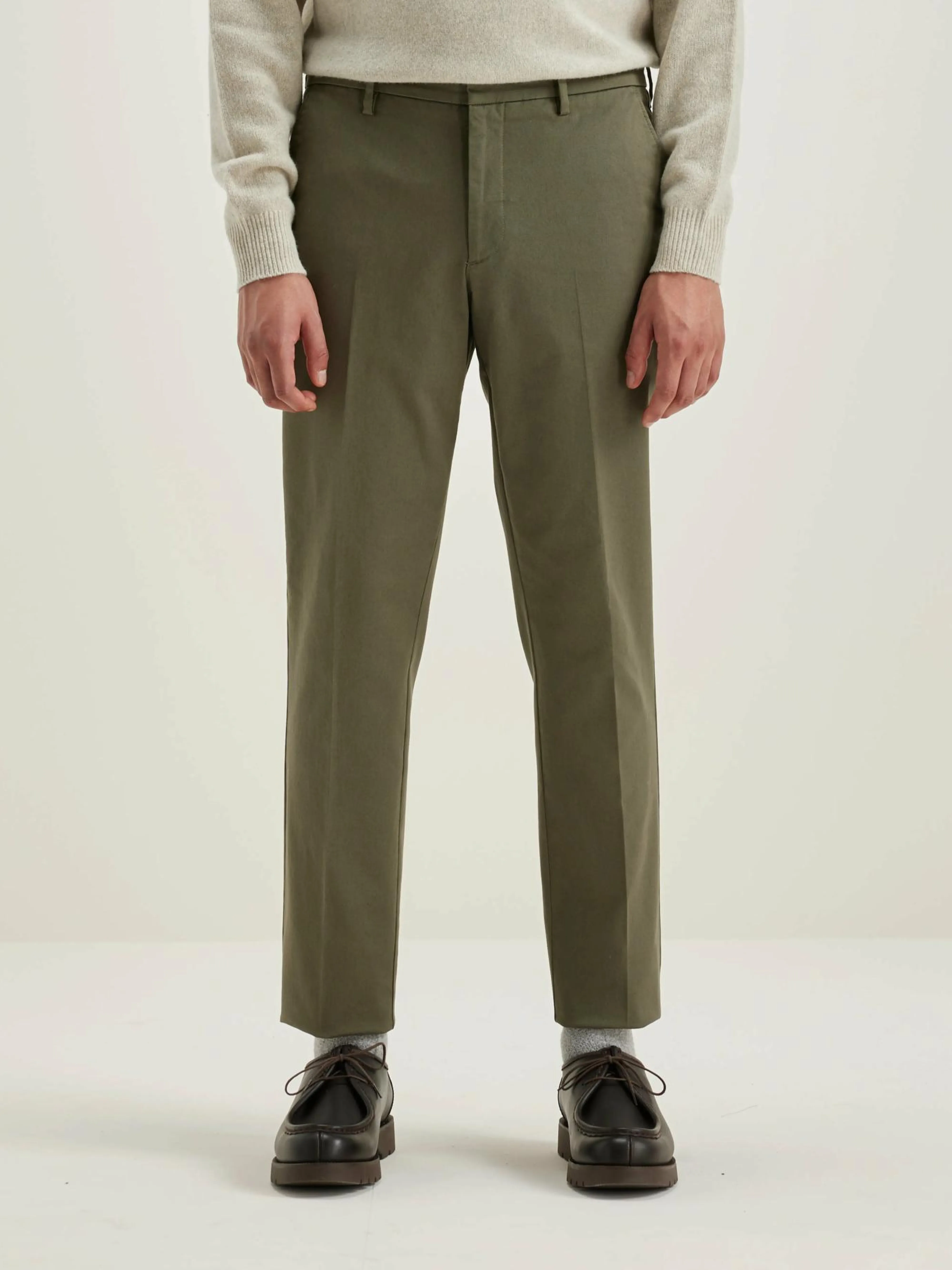 Online Bellerose Stanley Slim Broek Dusty olive