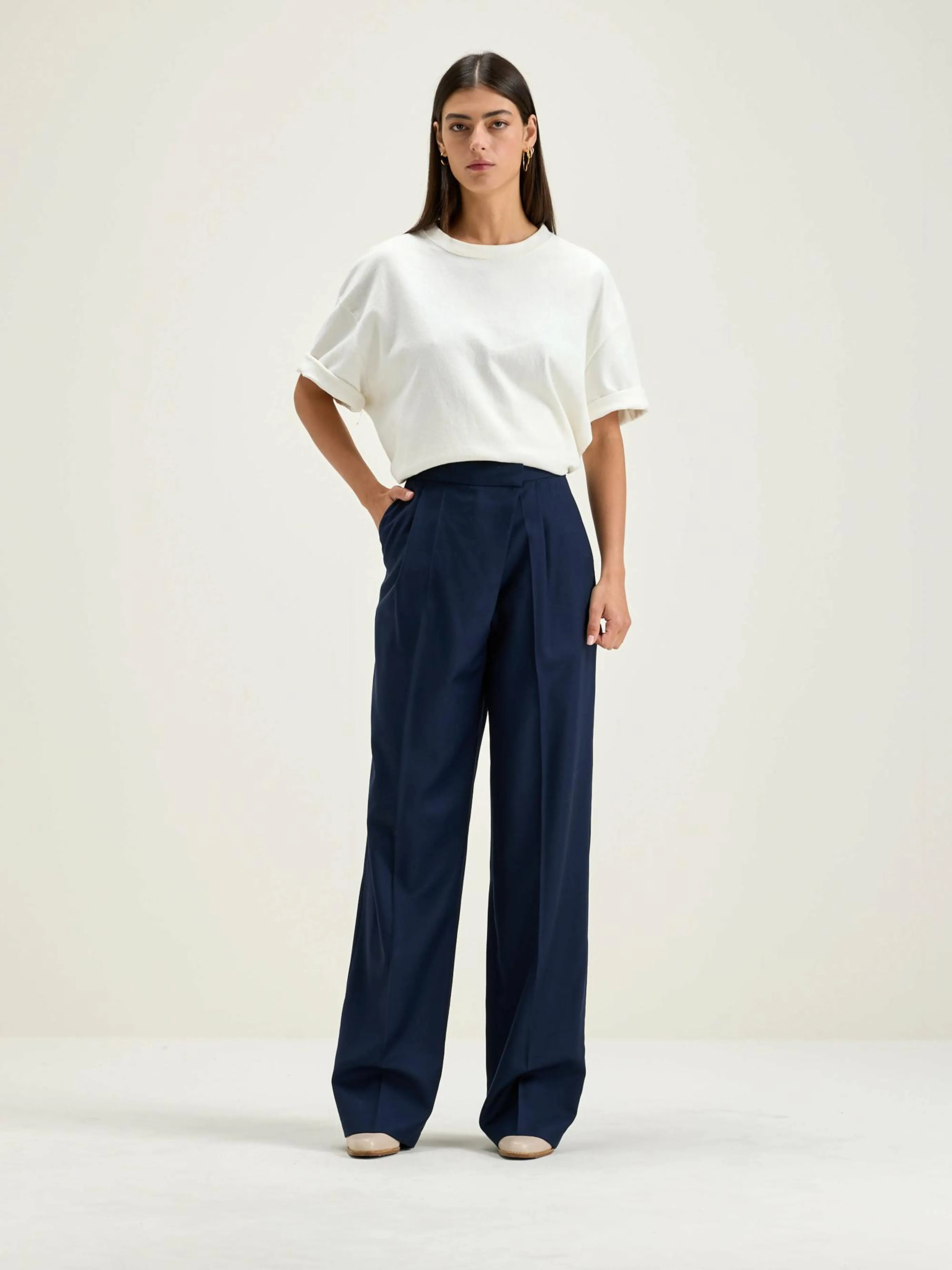 Best Sale Bellerose Tom Hoge Taille Broek
