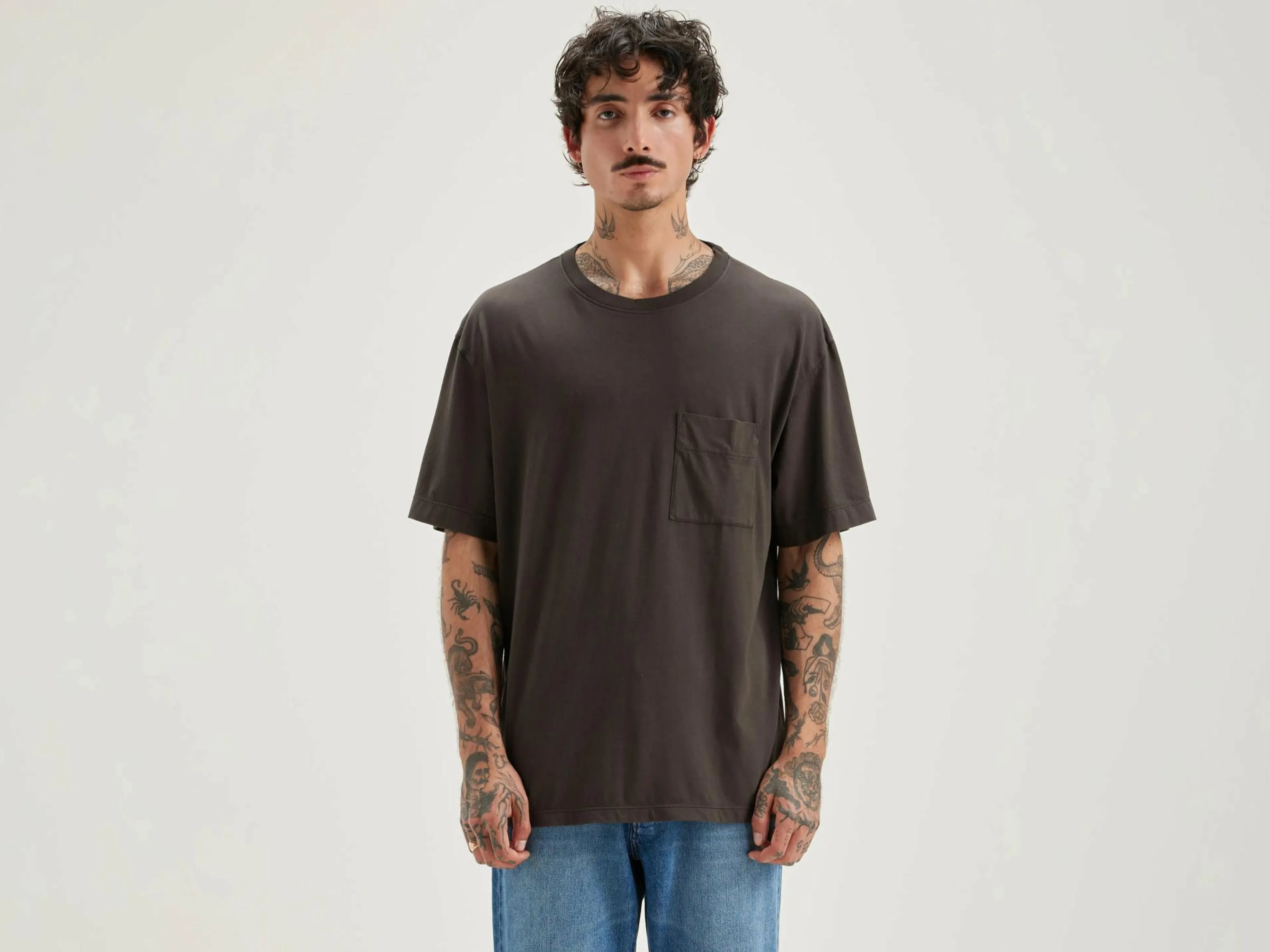 Cheap Bellerose Vanick Korte Mouwen T-shirt Deep grey