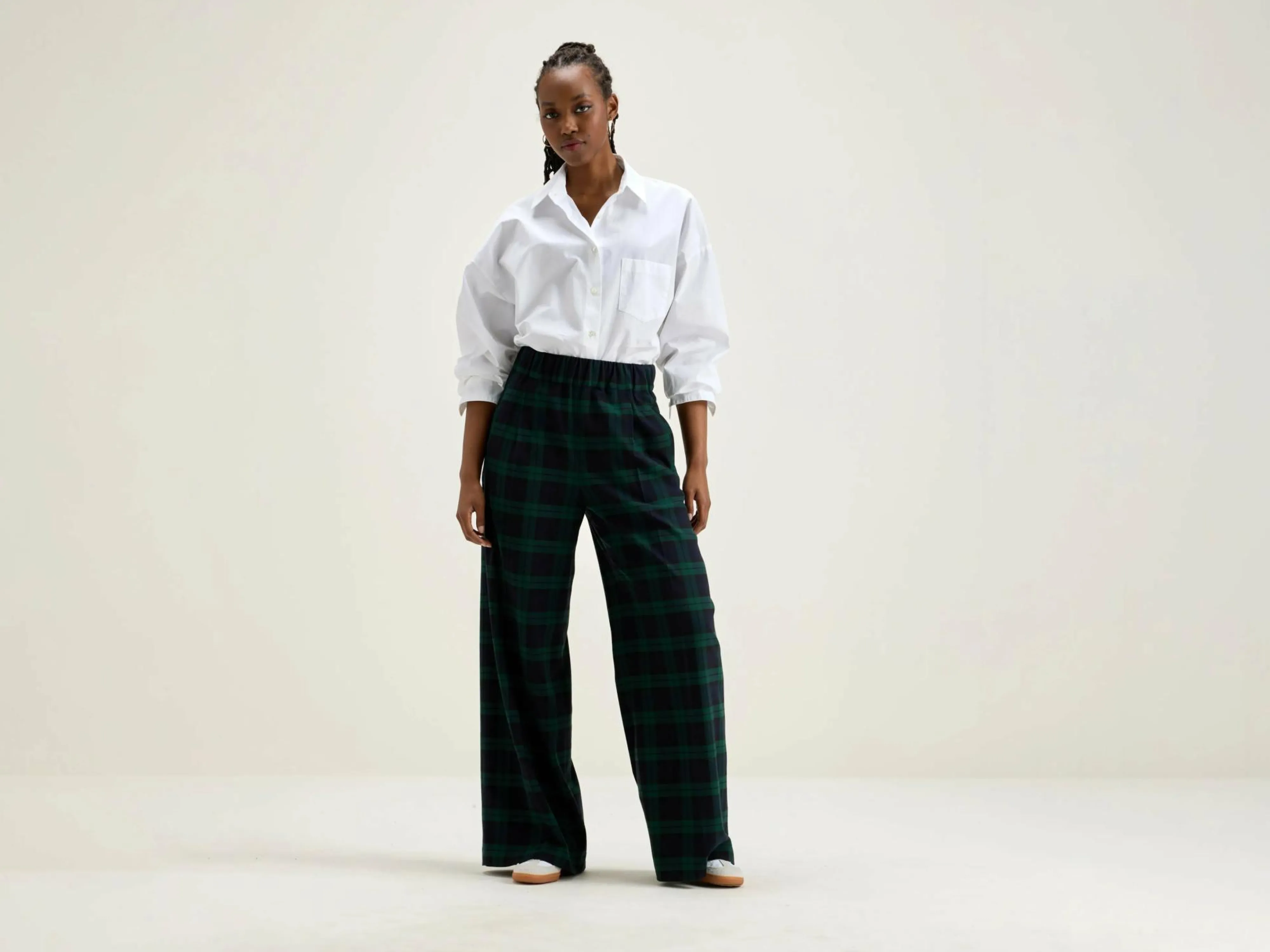 Cheap Bellerose Vespa Wijde Broek Gardenia / Sea pine