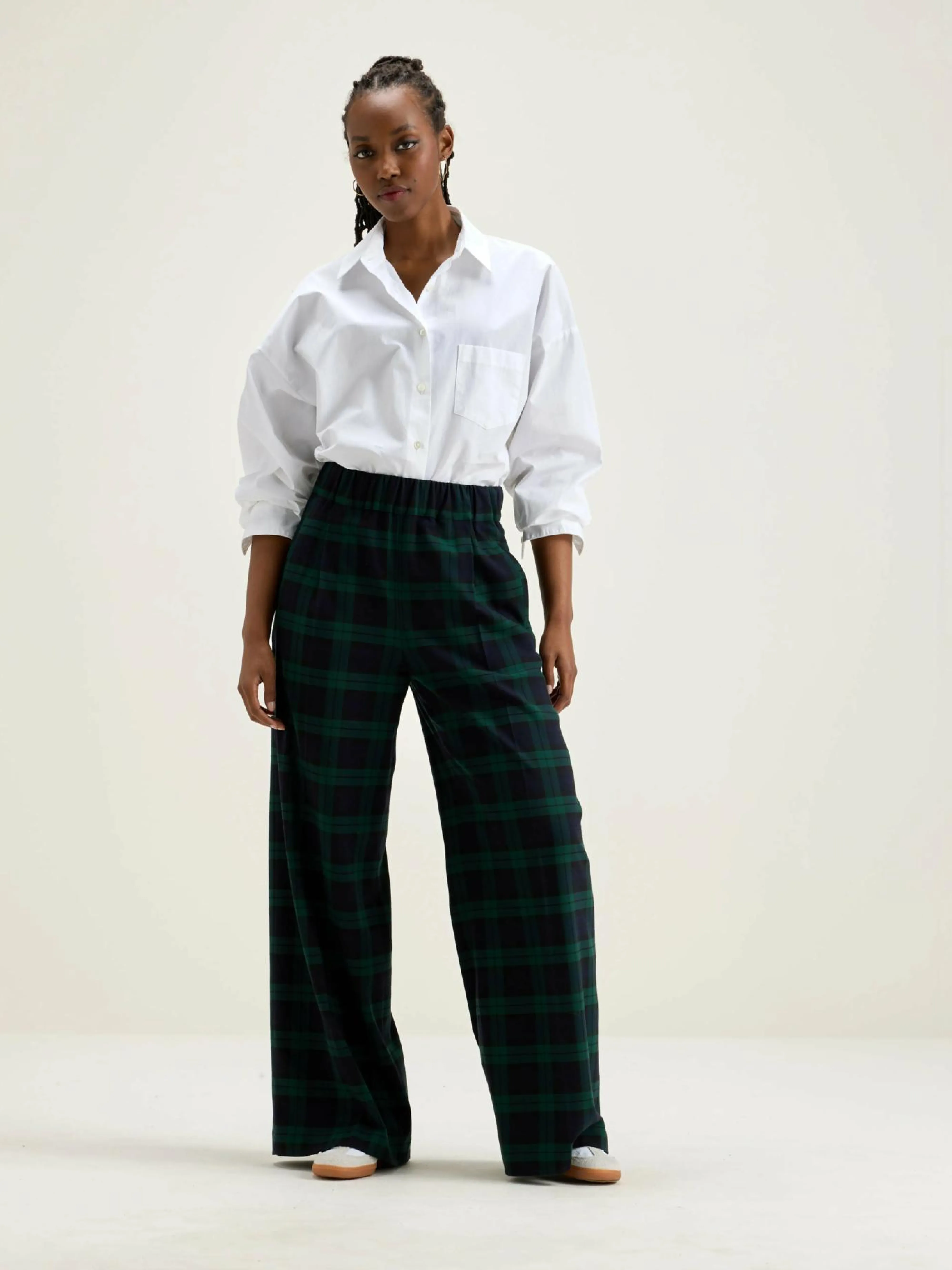 Cheap Bellerose Vespa Wijde Broek Gardenia / Sea pine