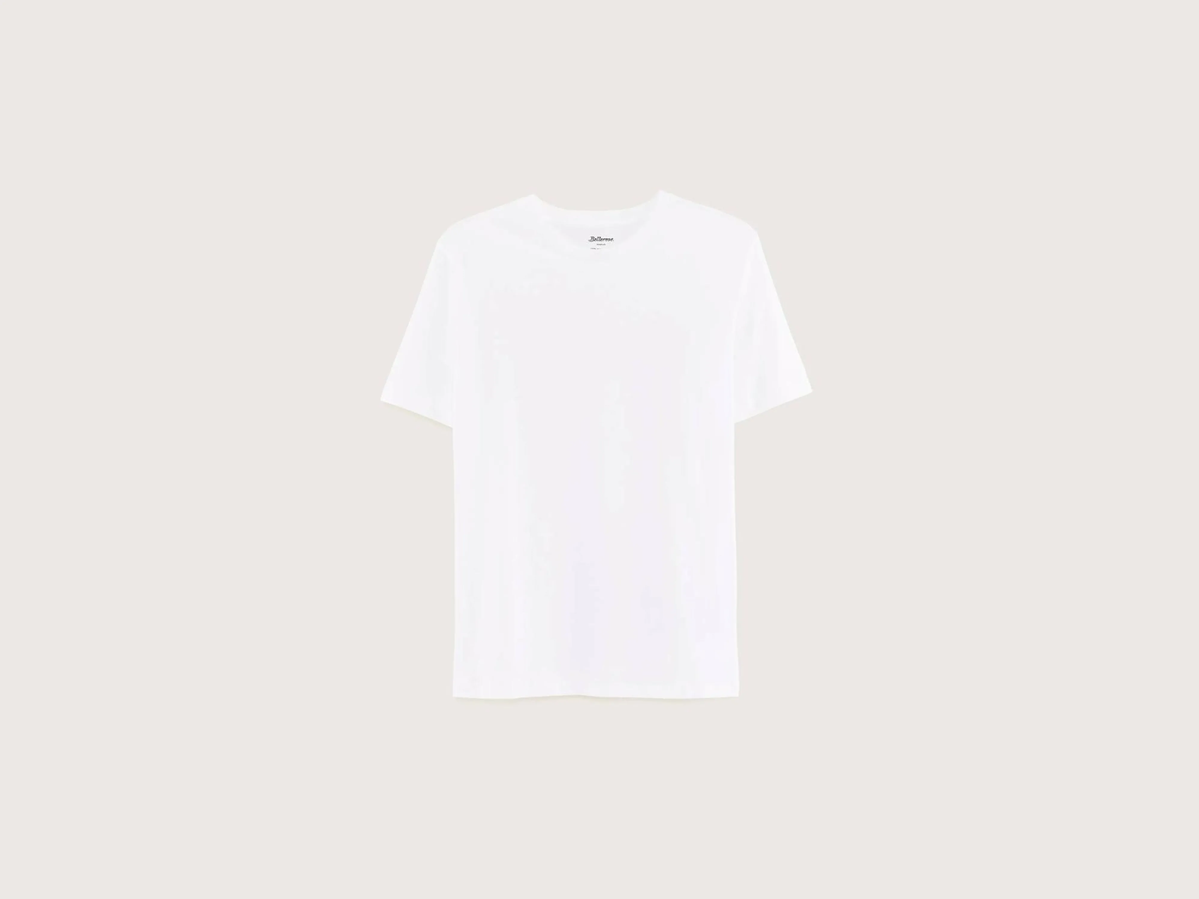 Discount Bellerose Vinx Korte Mouwen T-shirt White